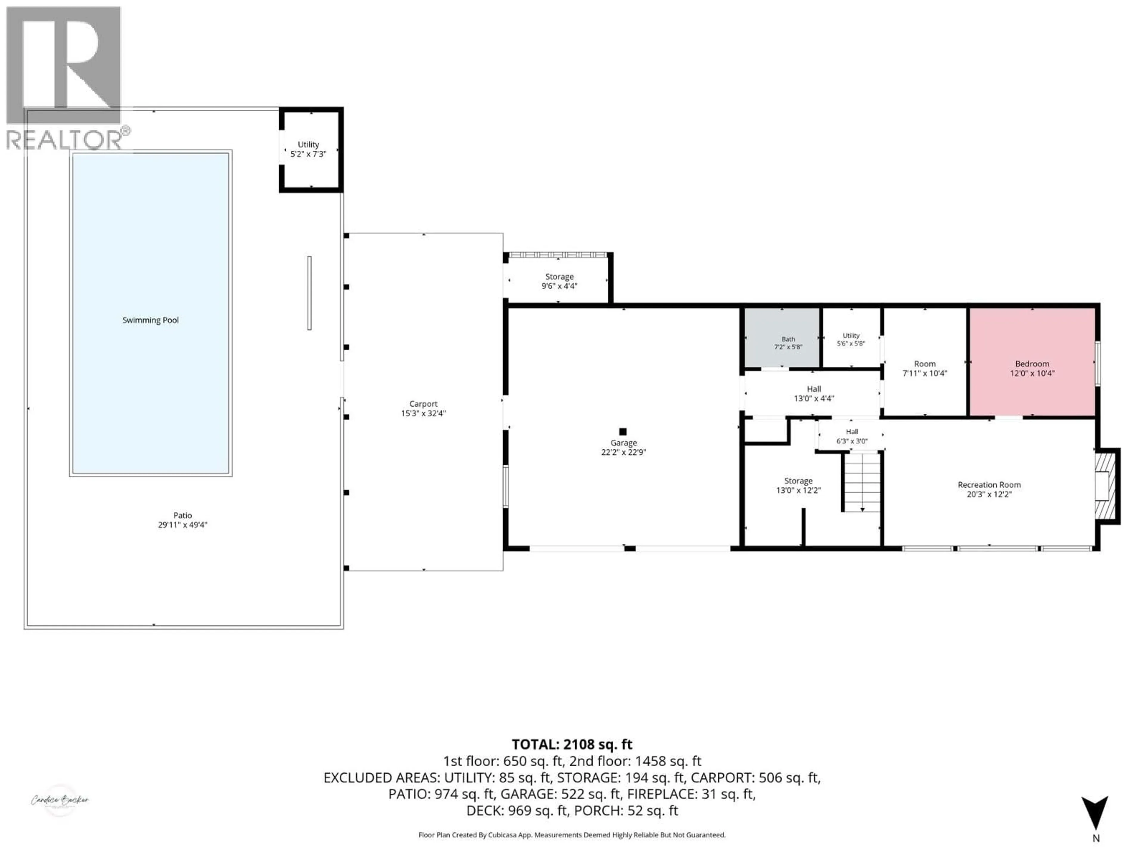 Floor plan for 93 HOLMES ROAD, Christina Lake British Columbia V0H1E0