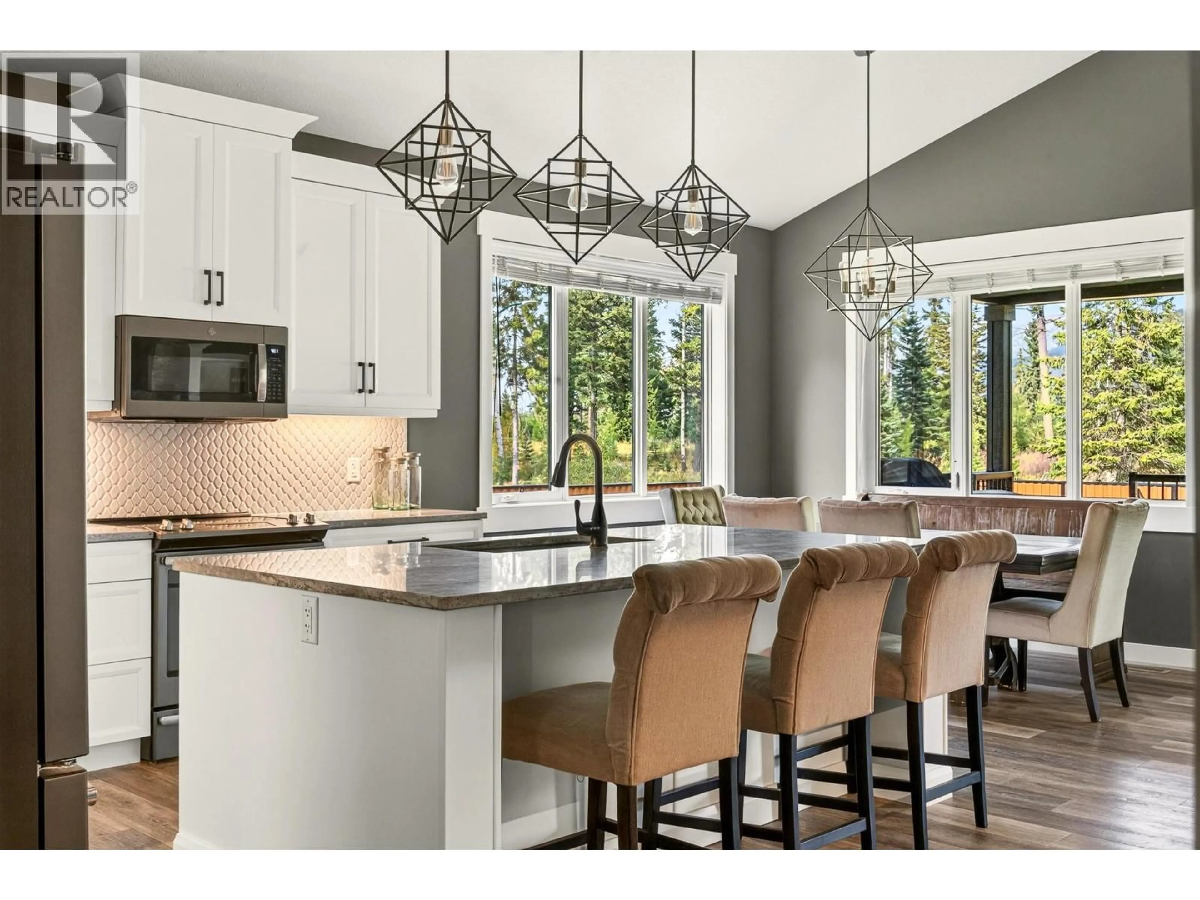 Open concept kitchen, ceramic/tile floor for 2141 WHISKEY JACK DRIVE, Sparwood British Columbia V0B2G2