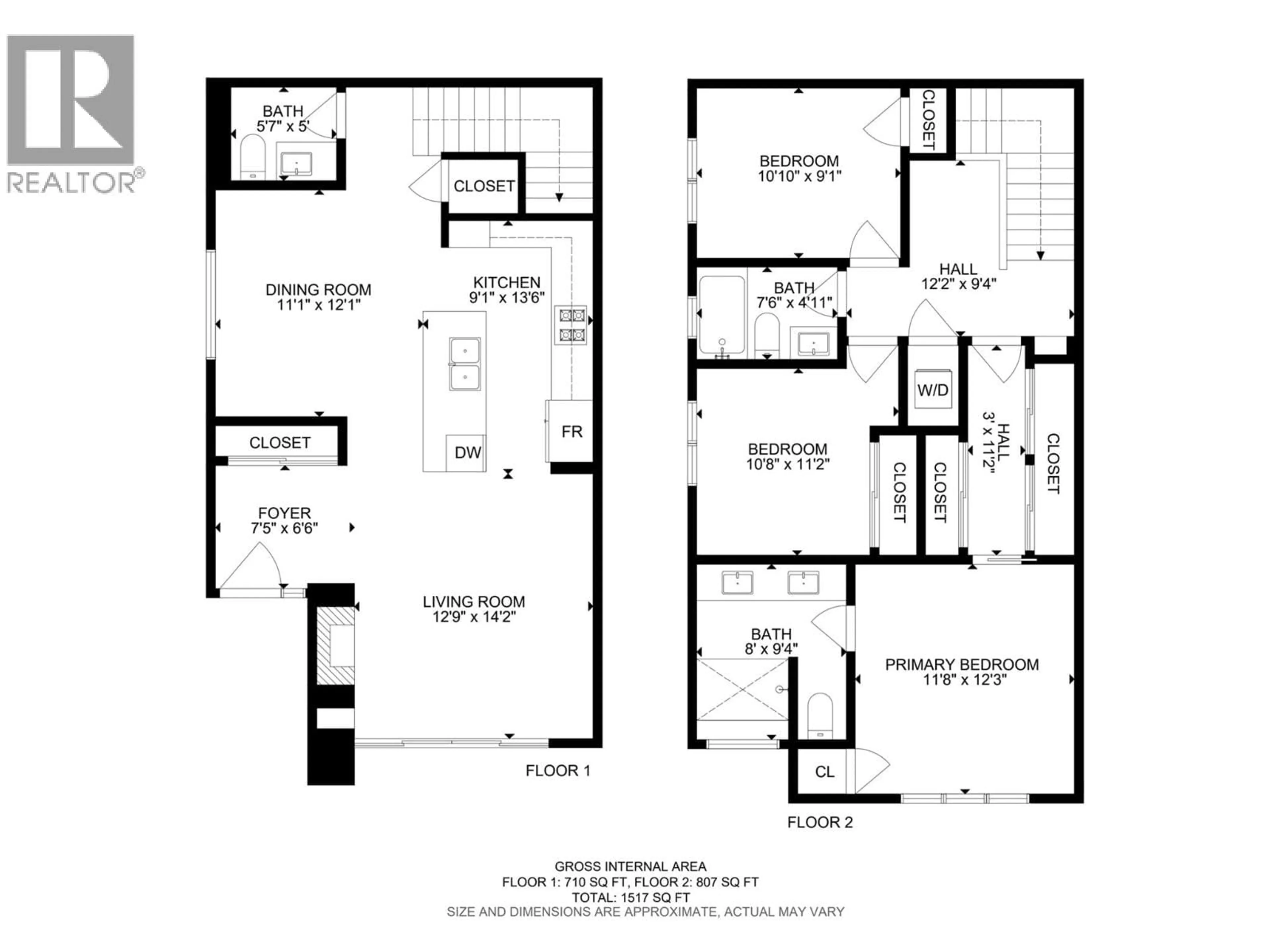 Floor plan for 4 - 845 LAWSON AVENUE, Kelowna British Columbia V1Y6S9