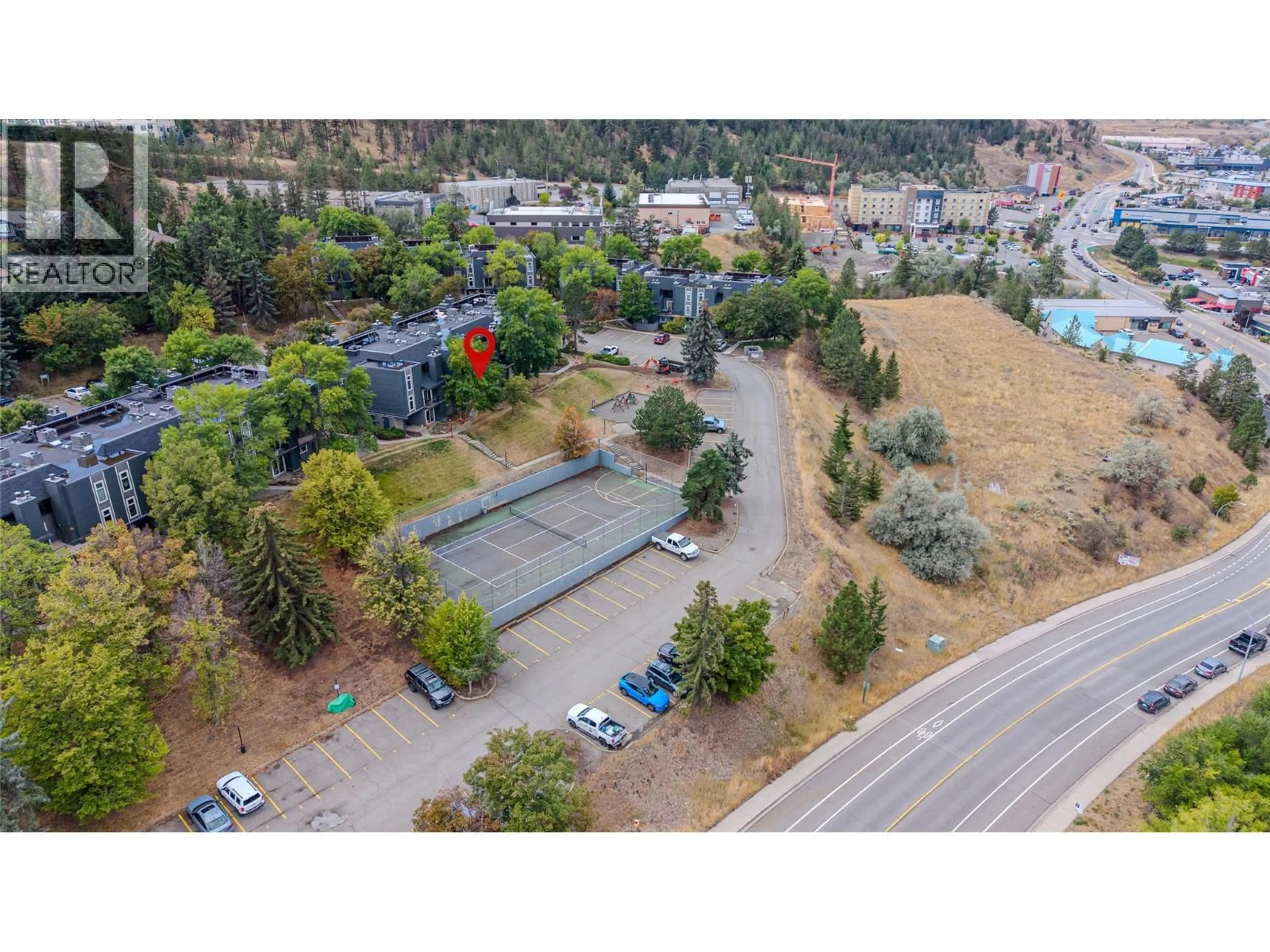 A pic from outside/outdoor area/front of a property/back of a property/a pic from drone, mountain view for 38 - 1221 HUGH ALLAN DRIVE, Kamloops British Columbia V1S1M7