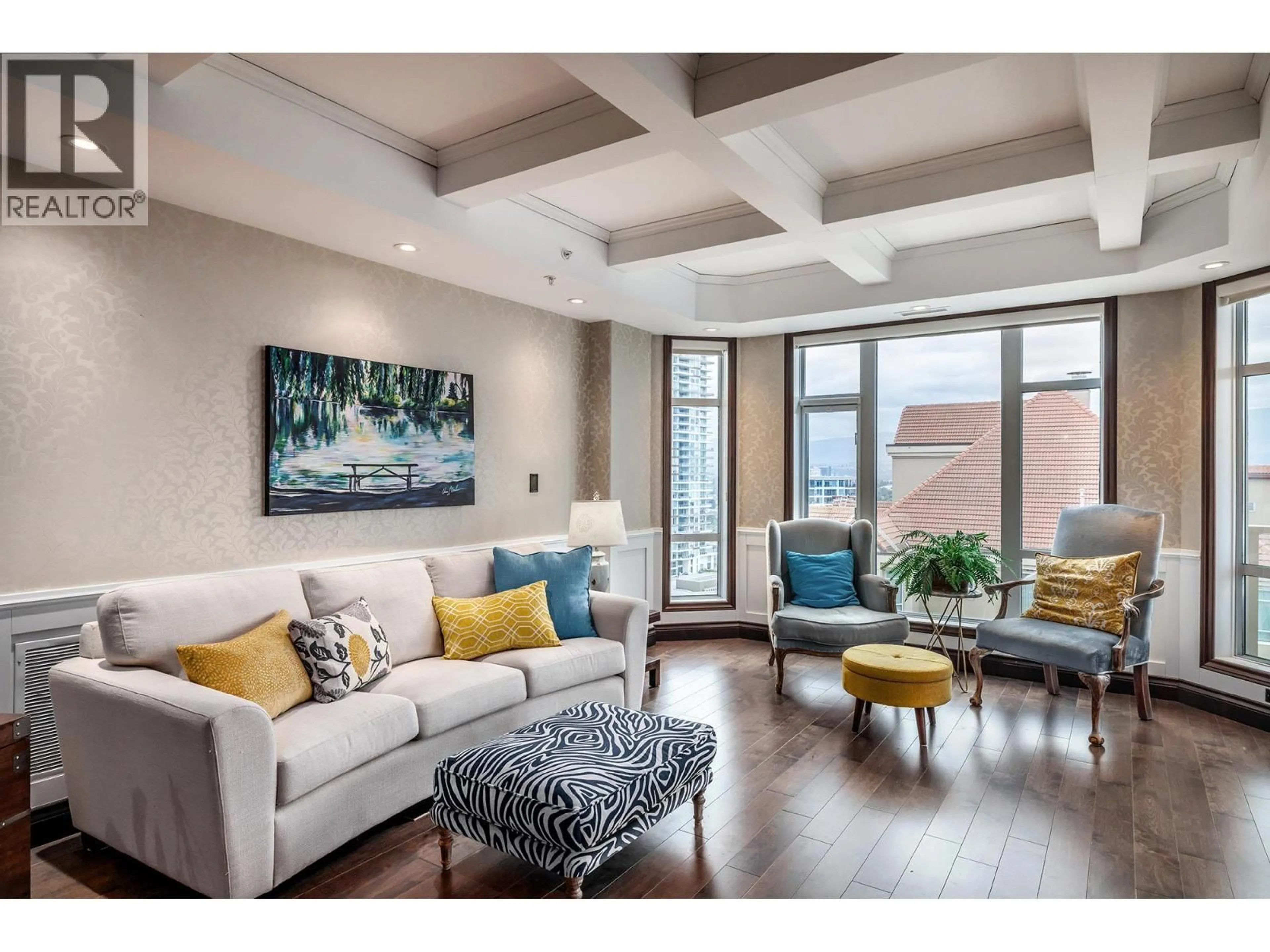 Living room with furniture, unknown for 1702 - 1128 SUNSET DRIVE, Kelowna British Columbia V1Y9W7
