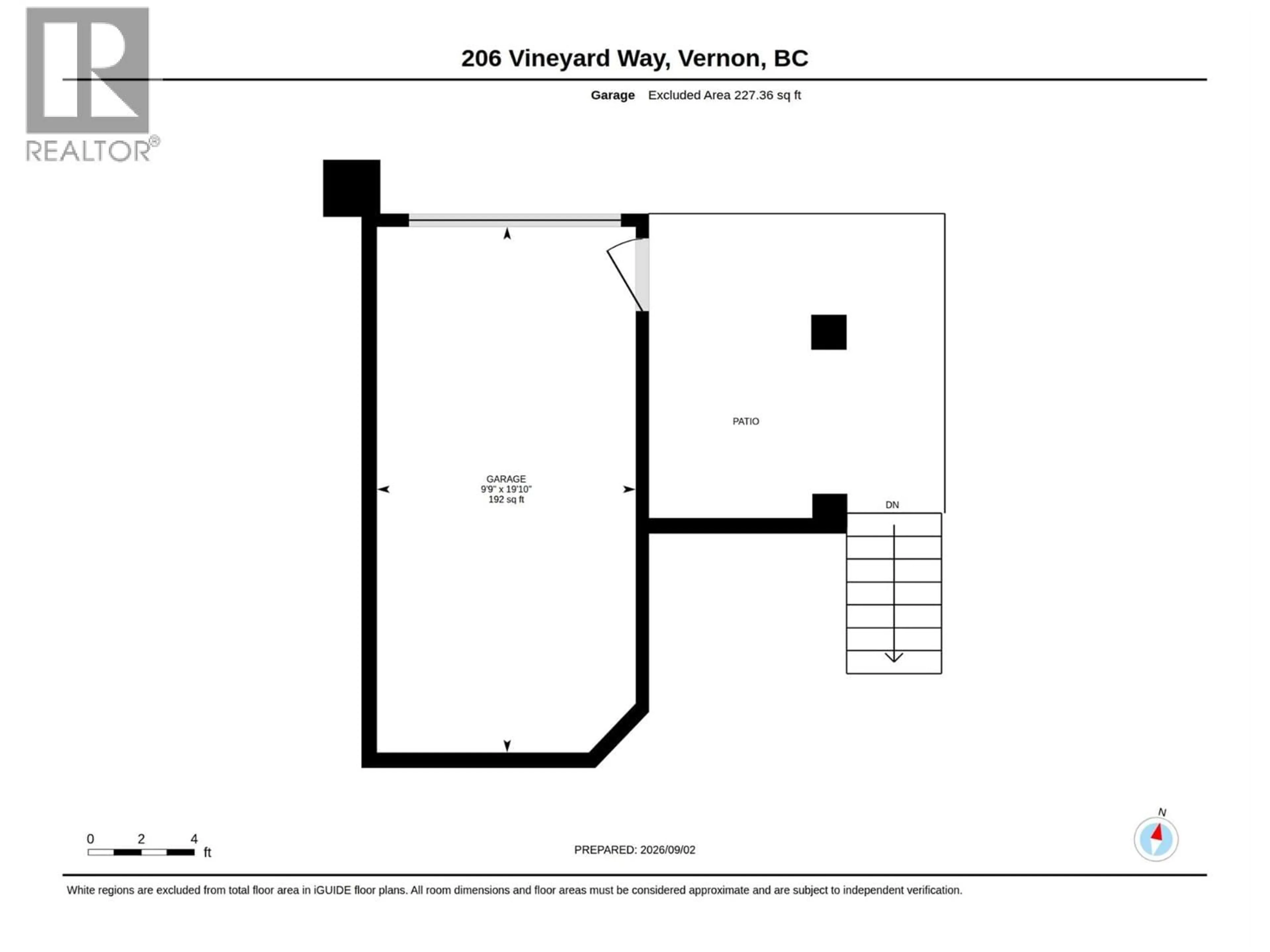 Floor plan for 206 VINEYARD WAY, Vernon British Columbia V1H1Z7