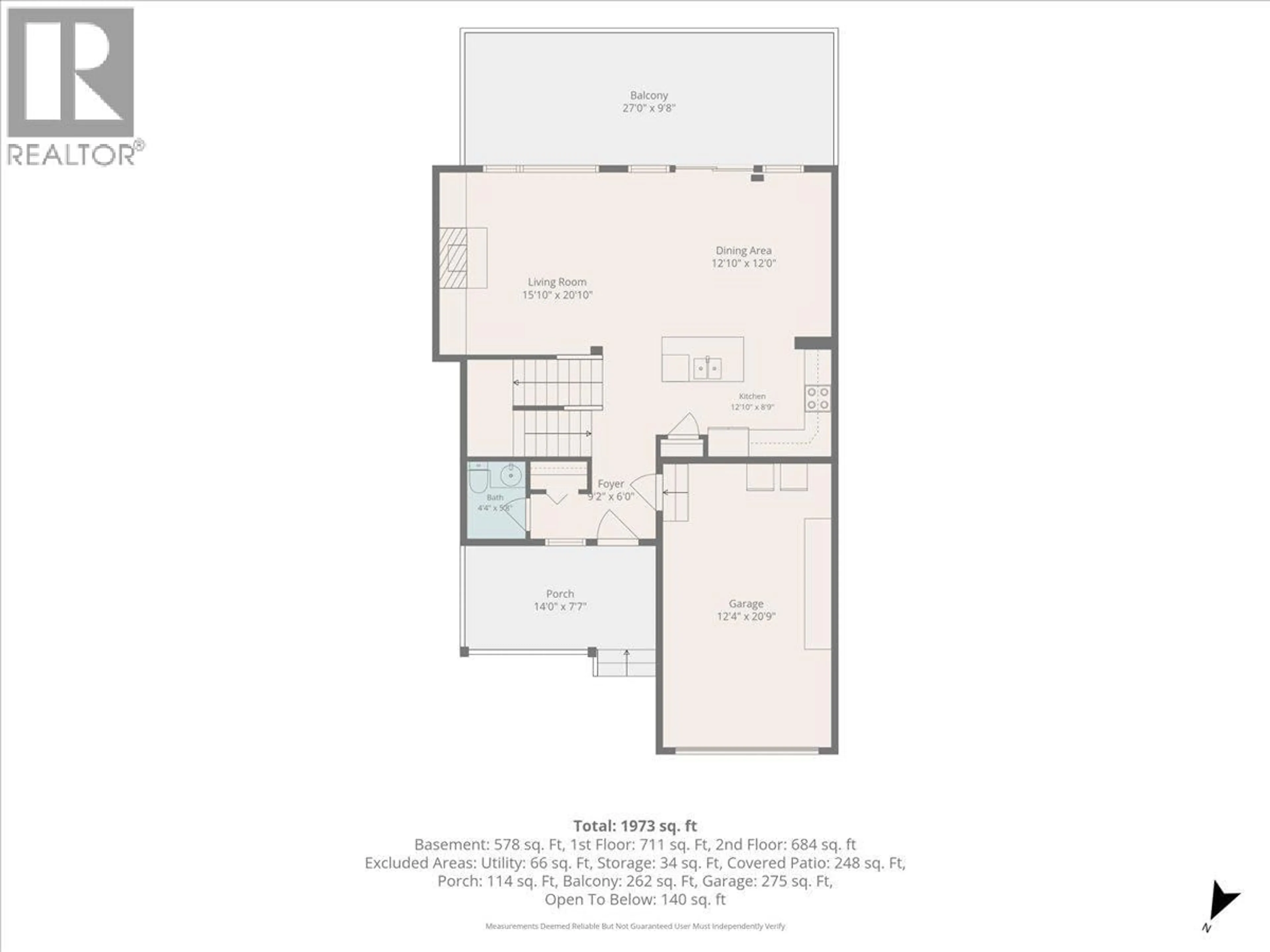 Floor plan for 145 - 4904 RIDGE ROAD, Radium Hot Springs British Columbia V0A1M0