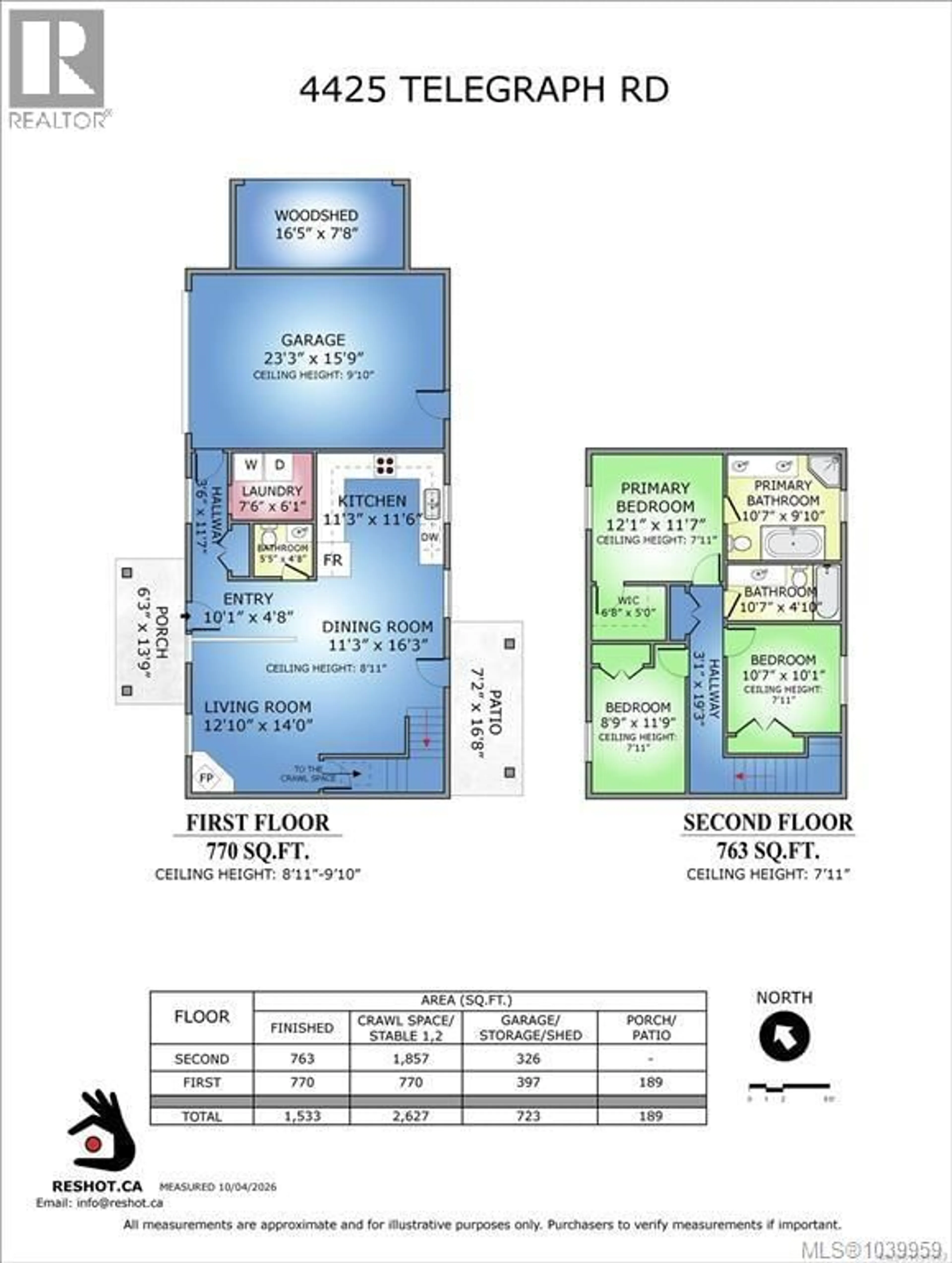 Floor plan for 4425 TELEGRAPH ROAD, Cobble Hill British Columbia V0R1N2