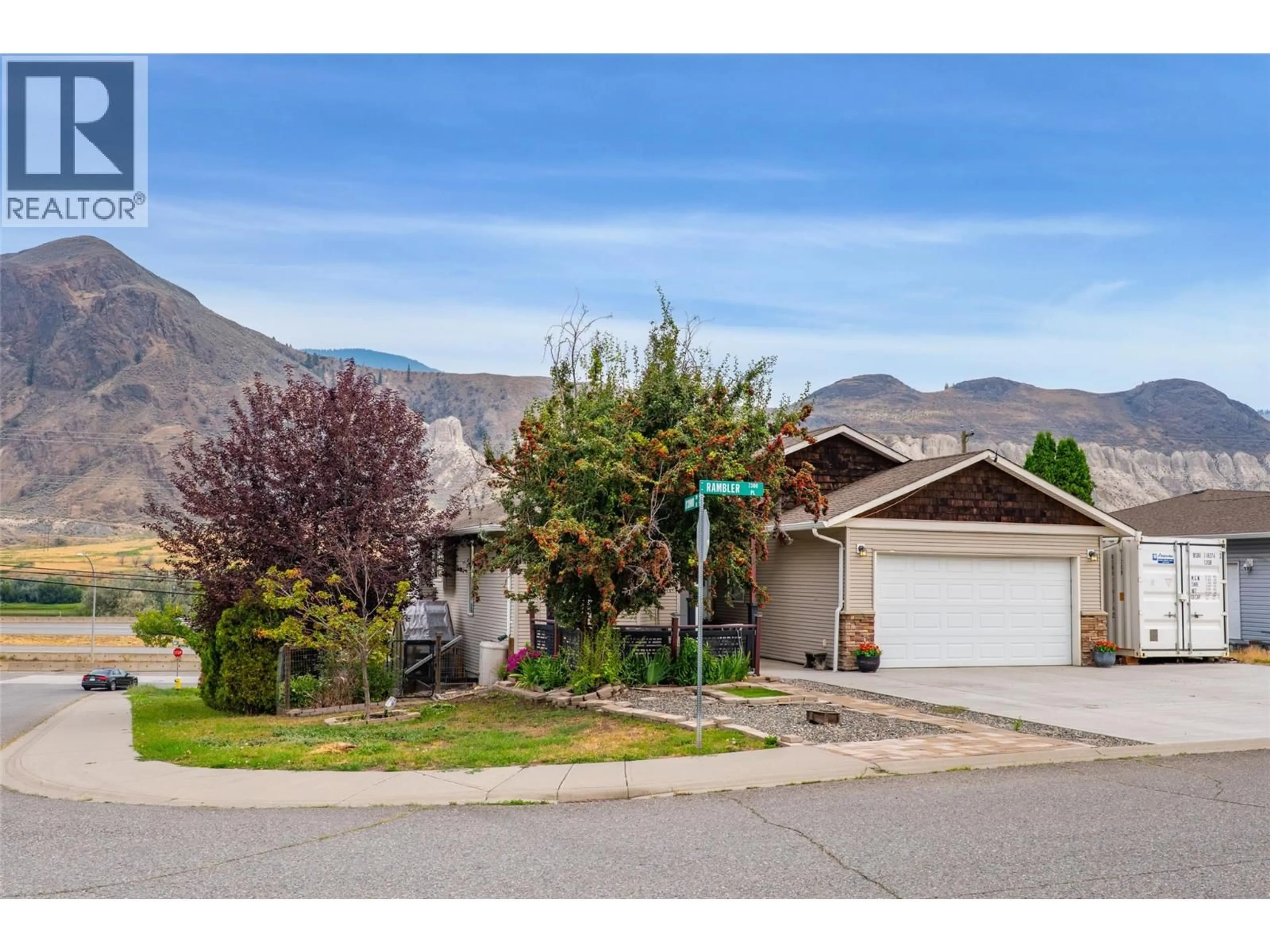 Home with vinyl exterior material, mountain view for 7304 RAMBLER PLACE, Kamloops British Columbia V2C6Z1