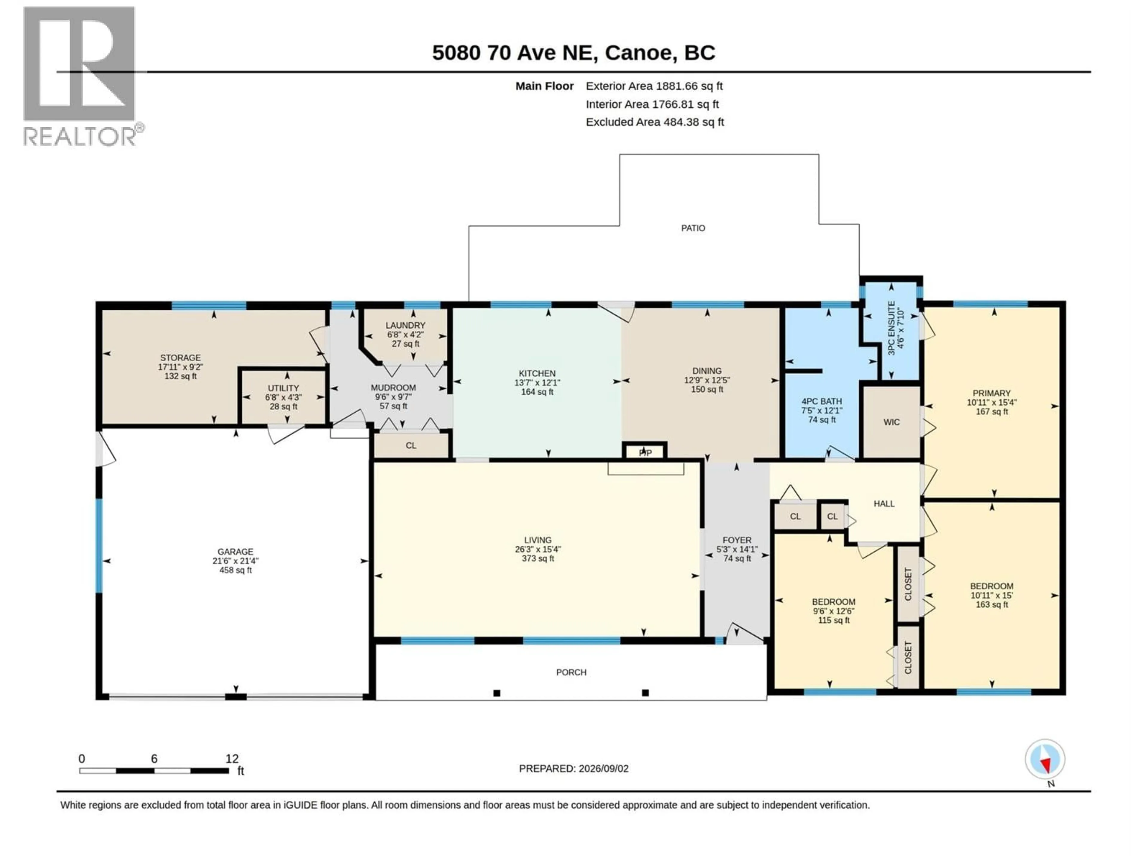 Floor plan for 5080 70 AVENUE NORTHEAST, Salmon Arm British Columbia V0E1K0