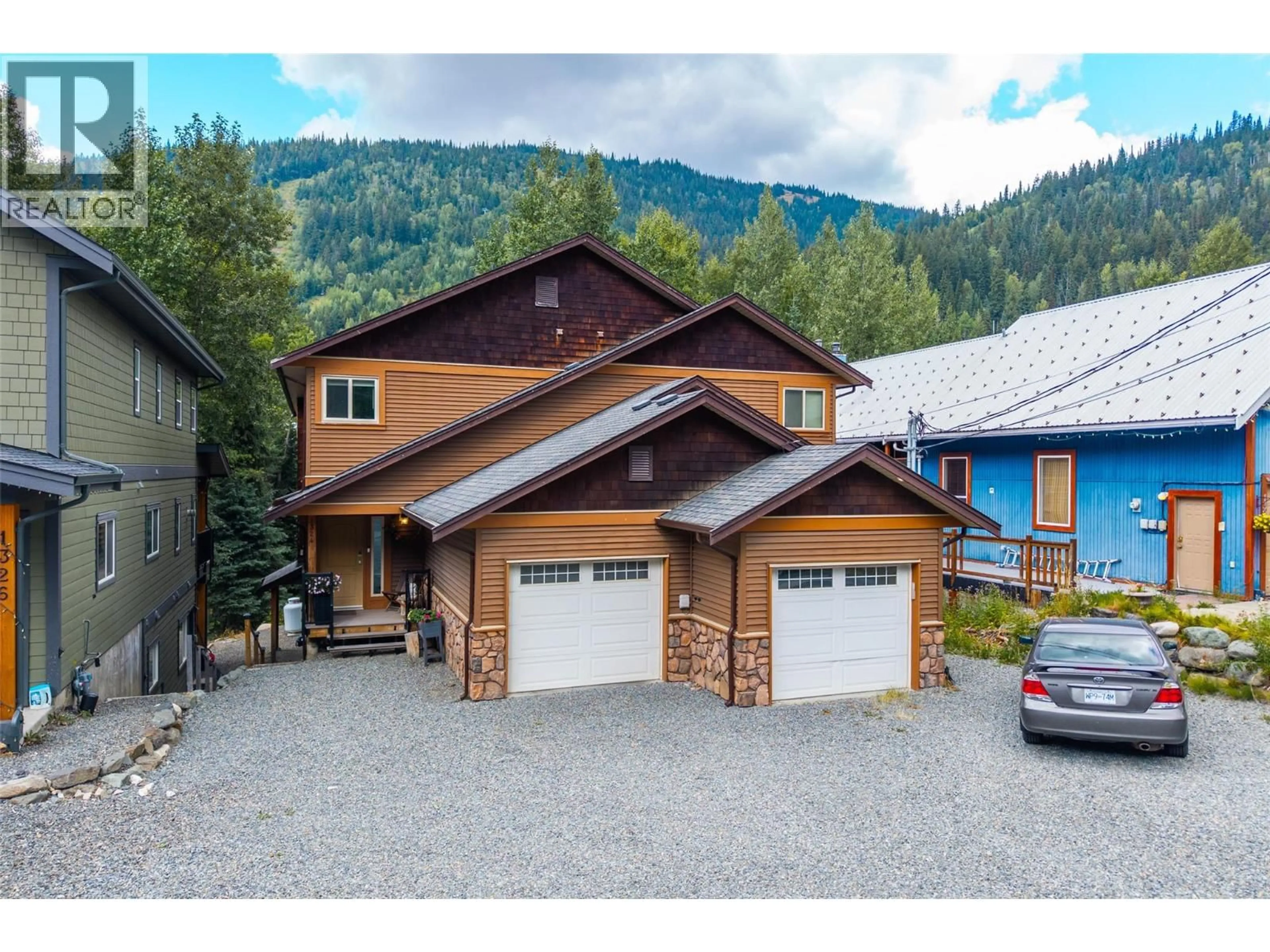 A pic from outside/outdoor area/front of a property/back of a property/a pic from drone, mountain view for 1324 BURFIELD DRIVE, Kamloops British Columbia V0E5N0