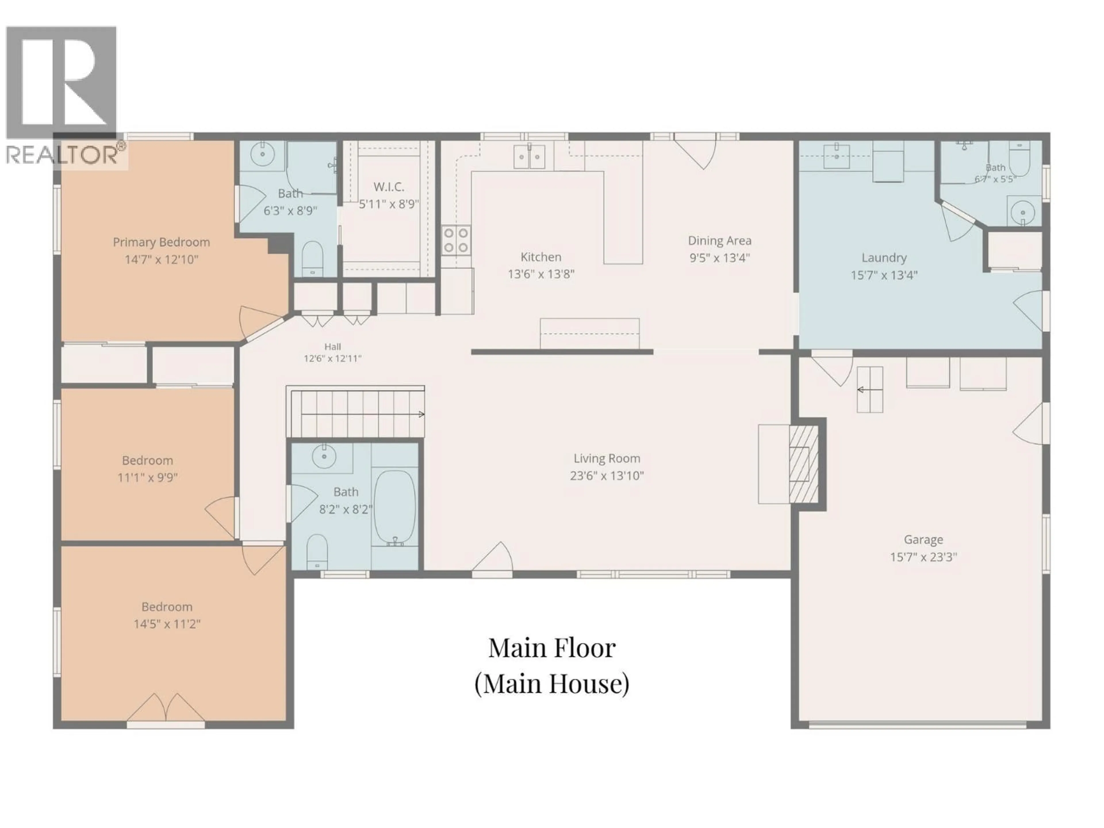 Floor plan for 3622 208 ROAD, Dawson Creek British Columbia V0C1B0