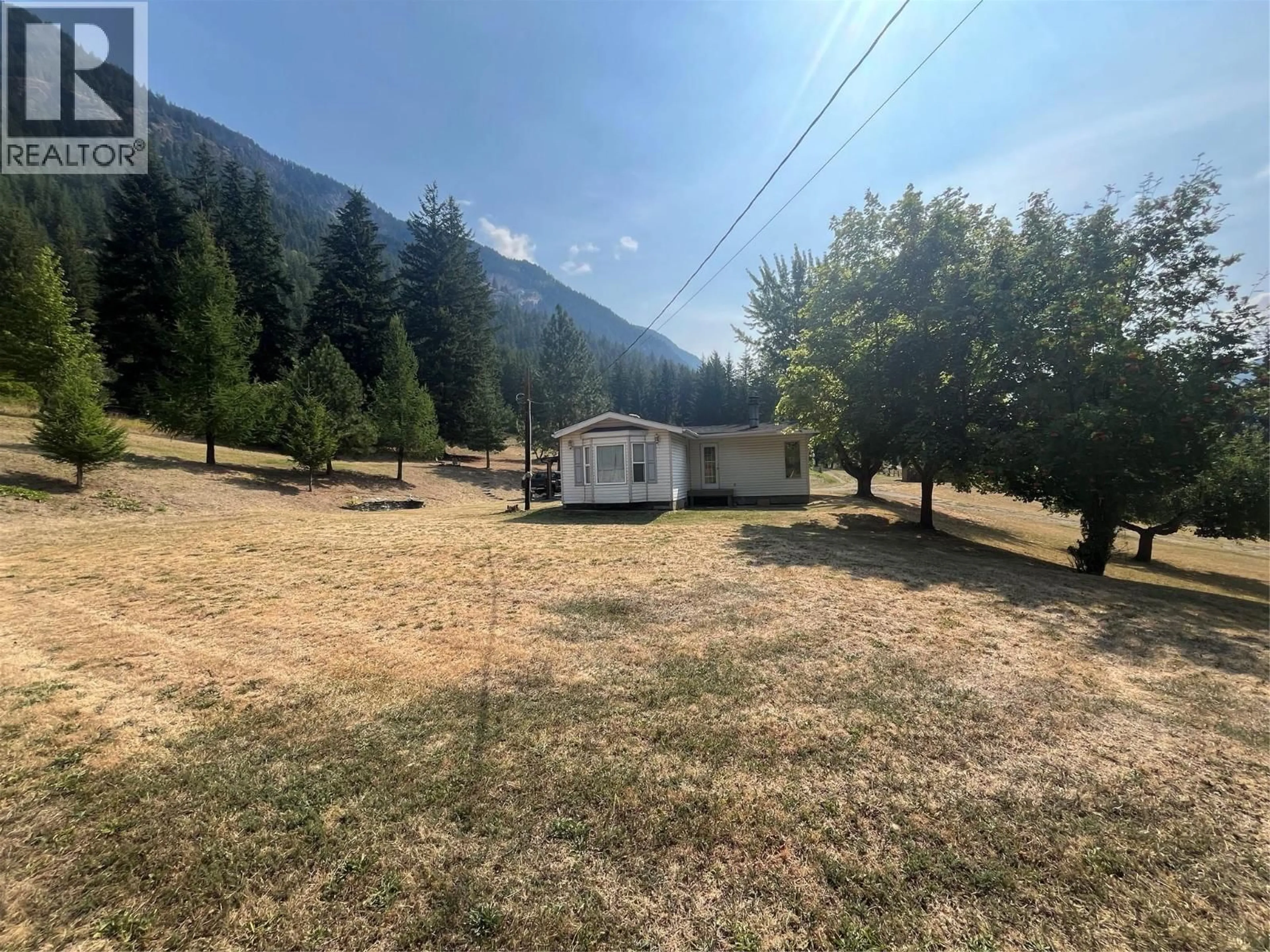 A pic from outside/outdoor area/front of a property/back of a property/a pic from drone, mountain view for 372 AGATE BAY ROAD, Barriere British Columbia V0E2E0