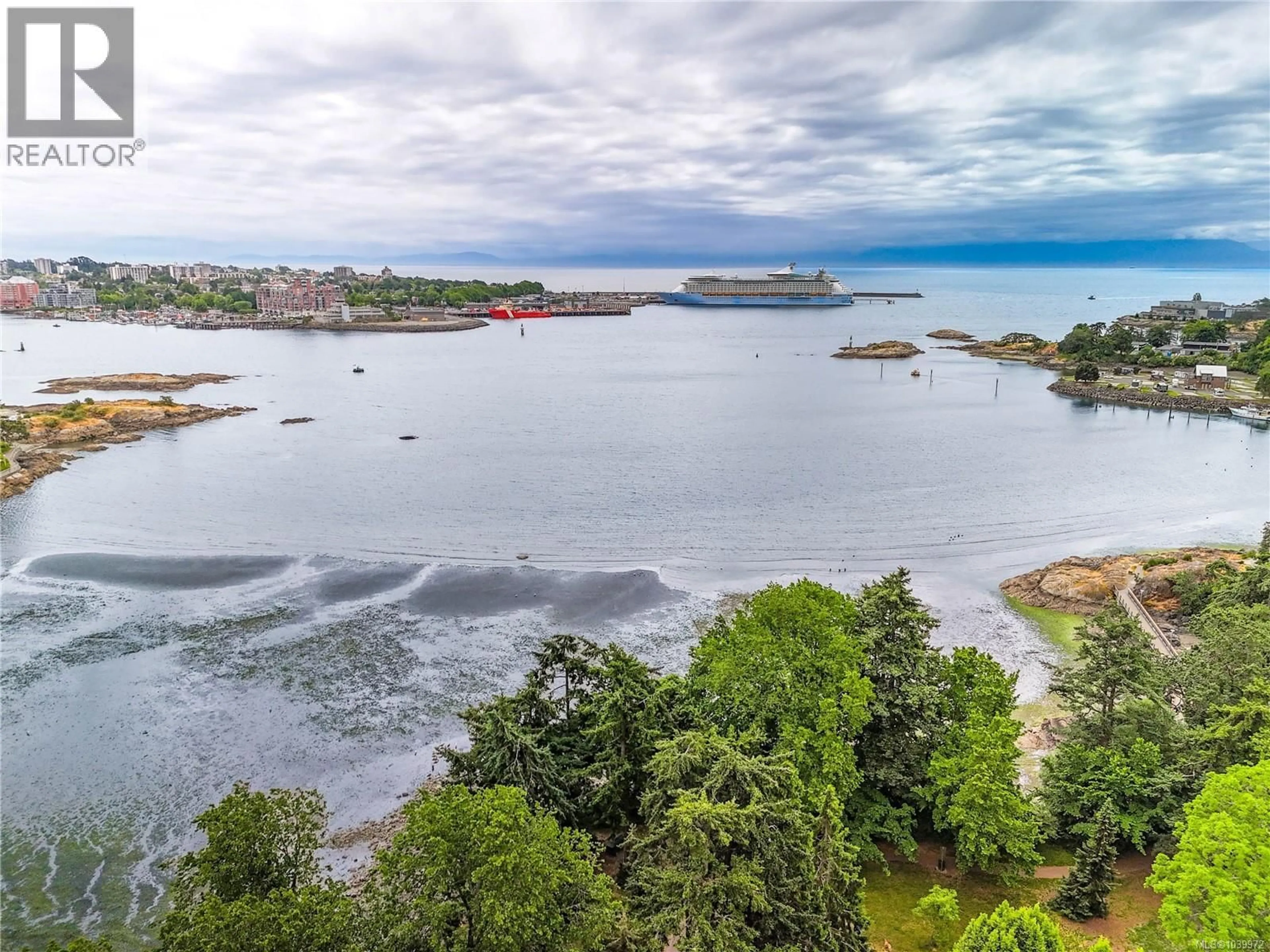 A pic from outside/outdoor area/front of a property/back of a property/a pic from drone, water/lake/river/ocean view for 101 - 724 SEA TERRACE, Victoria British Columbia V9A3R6