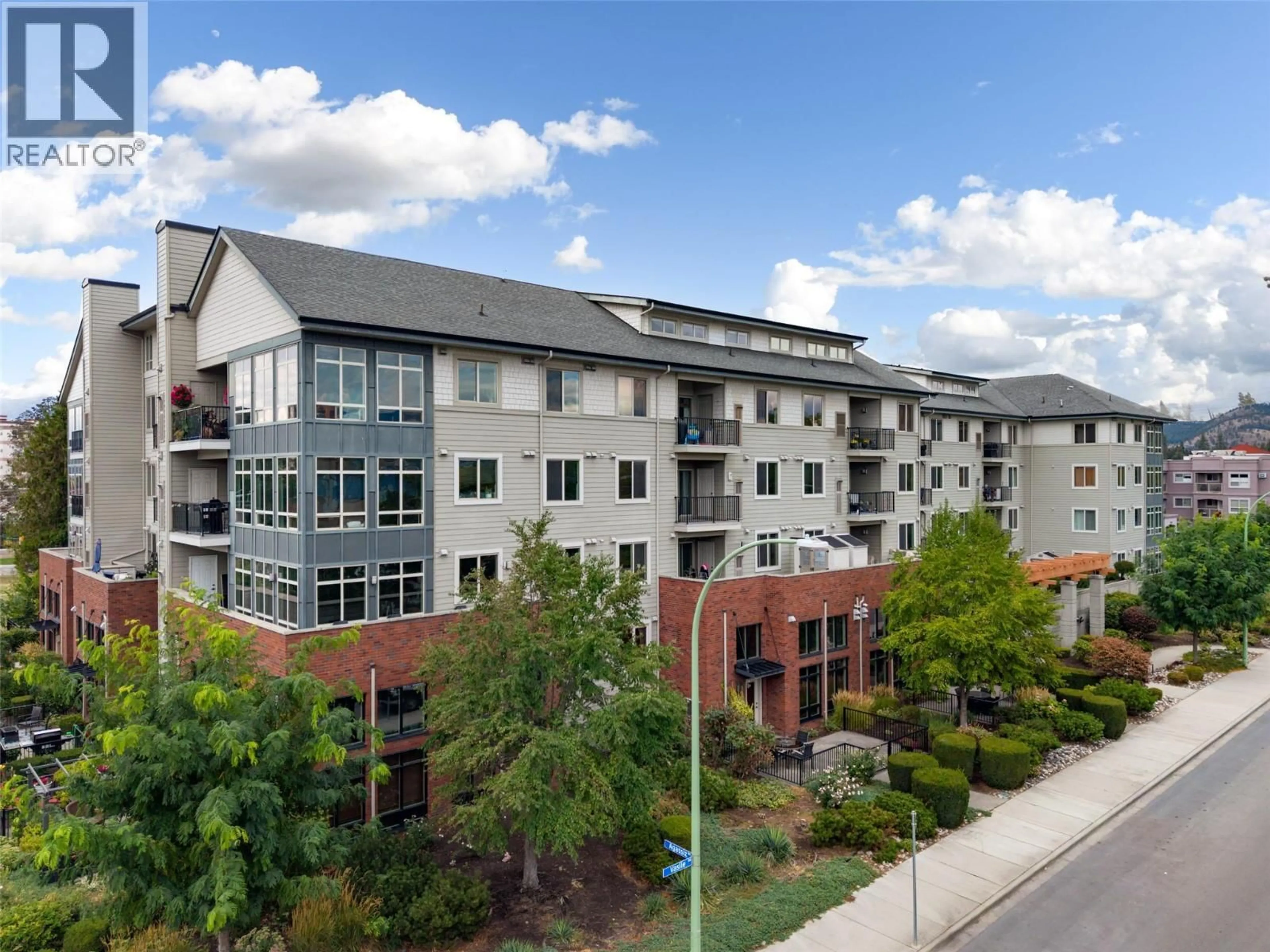 A pic from outside/outdoor area/front of a property/back of a property/a pic from drone, unknown for #409 - 2142 VASILE ROAD, Kelowna British Columbia V1Y6H5