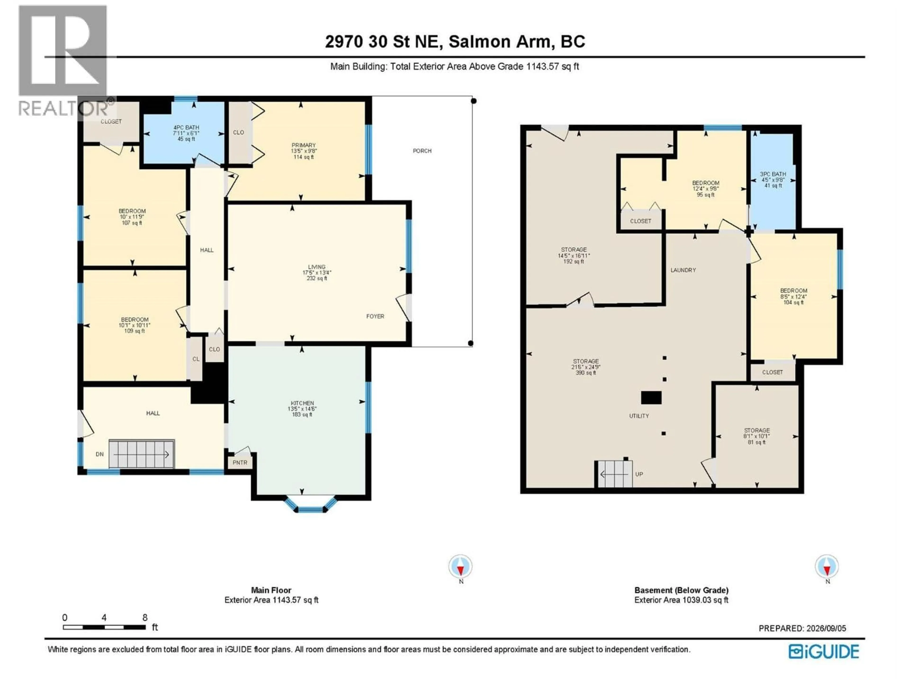 Floor plan for 2970 30 STREET NORTHEAST, Salmon Arm British Columbia V1E3G7