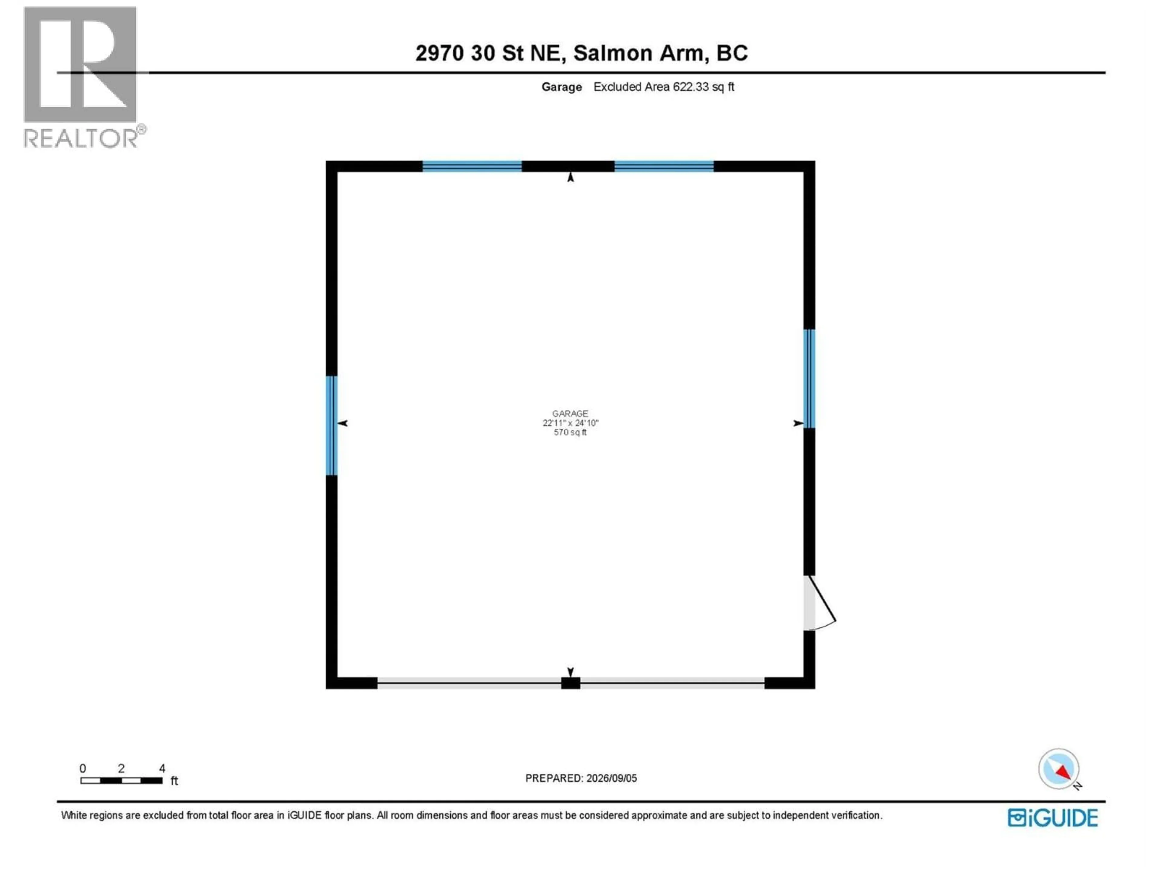 Floor plan for 2970 30 STREET NORTHEAST, Salmon Arm British Columbia V1E3G7