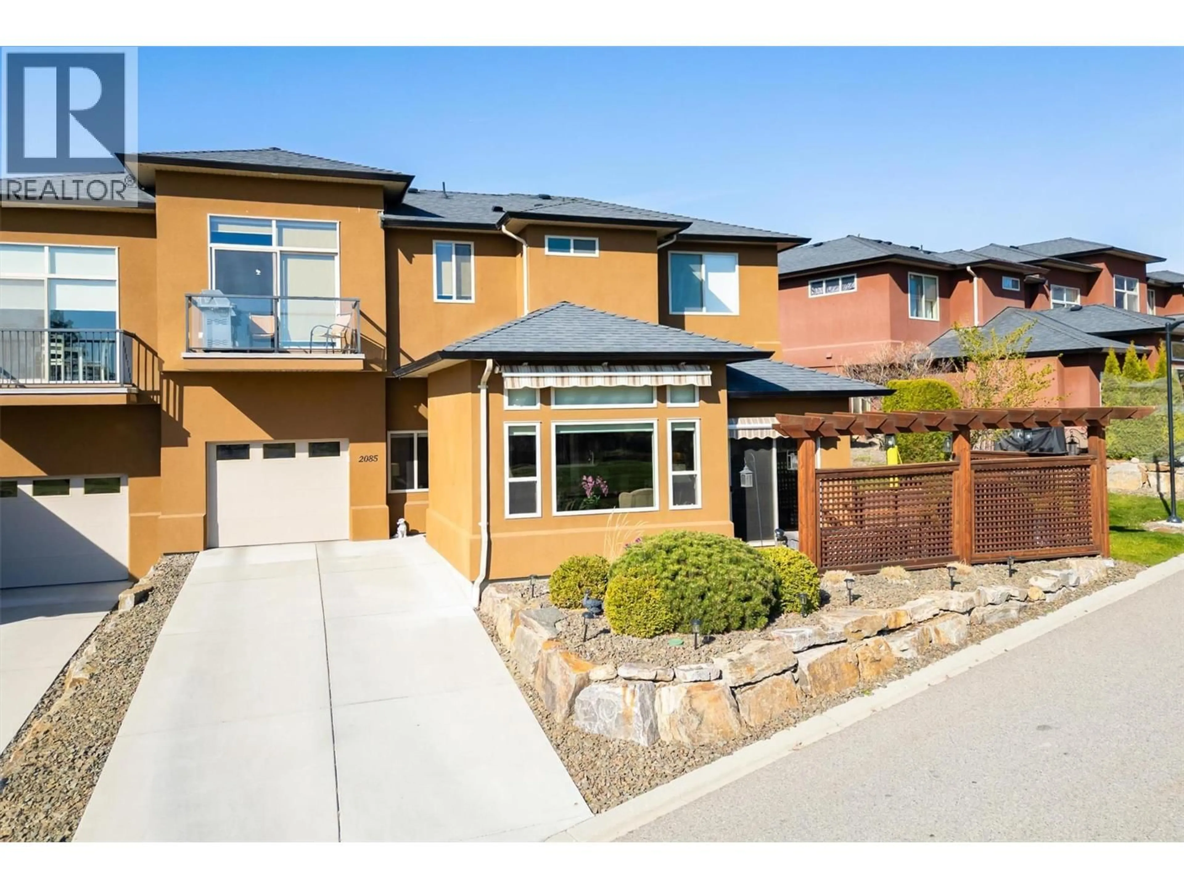 Home with brick exterior material, street for 2085 CANDALERA LANE, West Kelowna British Columbia V4T3K2