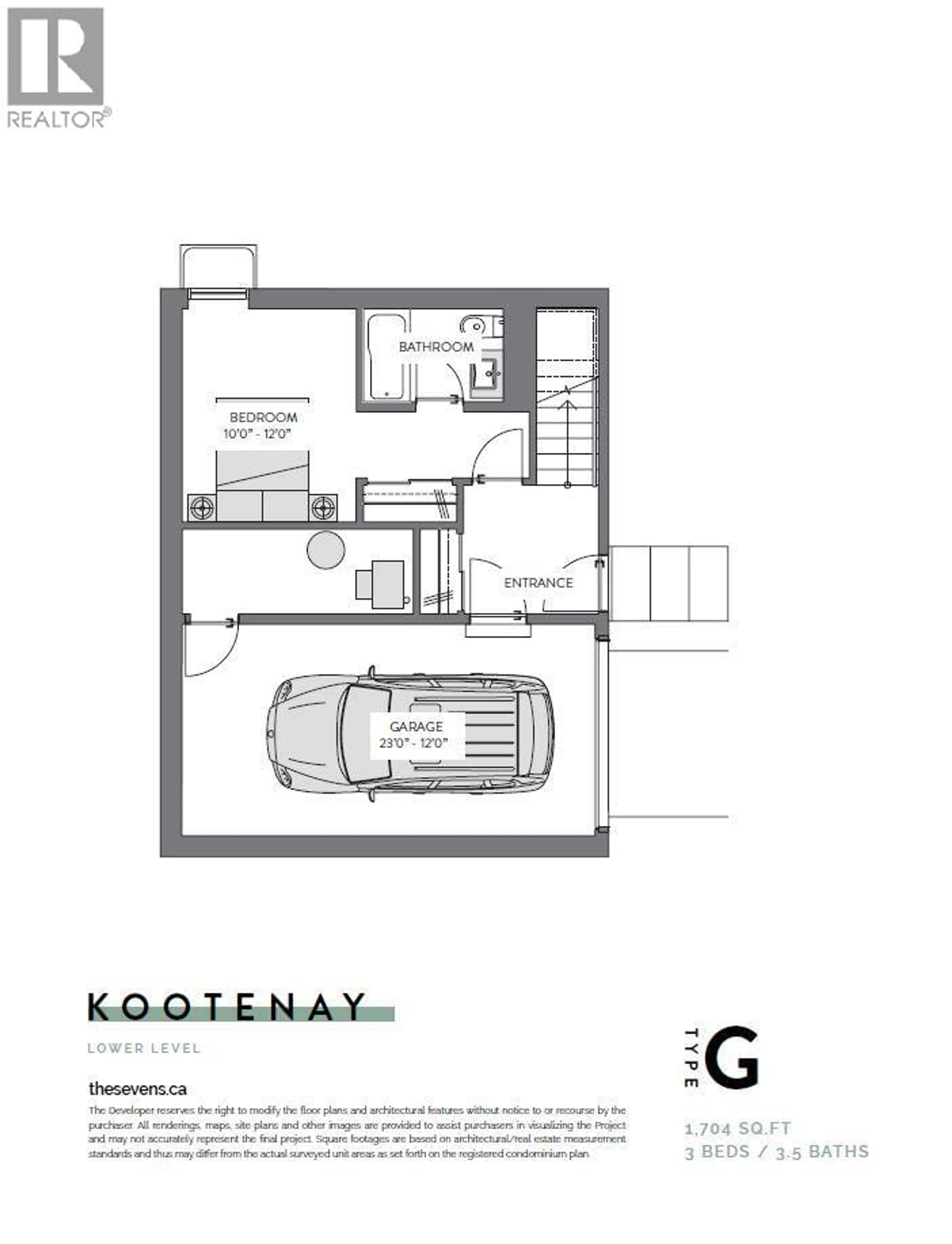 Floor plan for 6 - 1551 BOWLE-EVANS DRIVE, Golden British Columbia V0A1H6