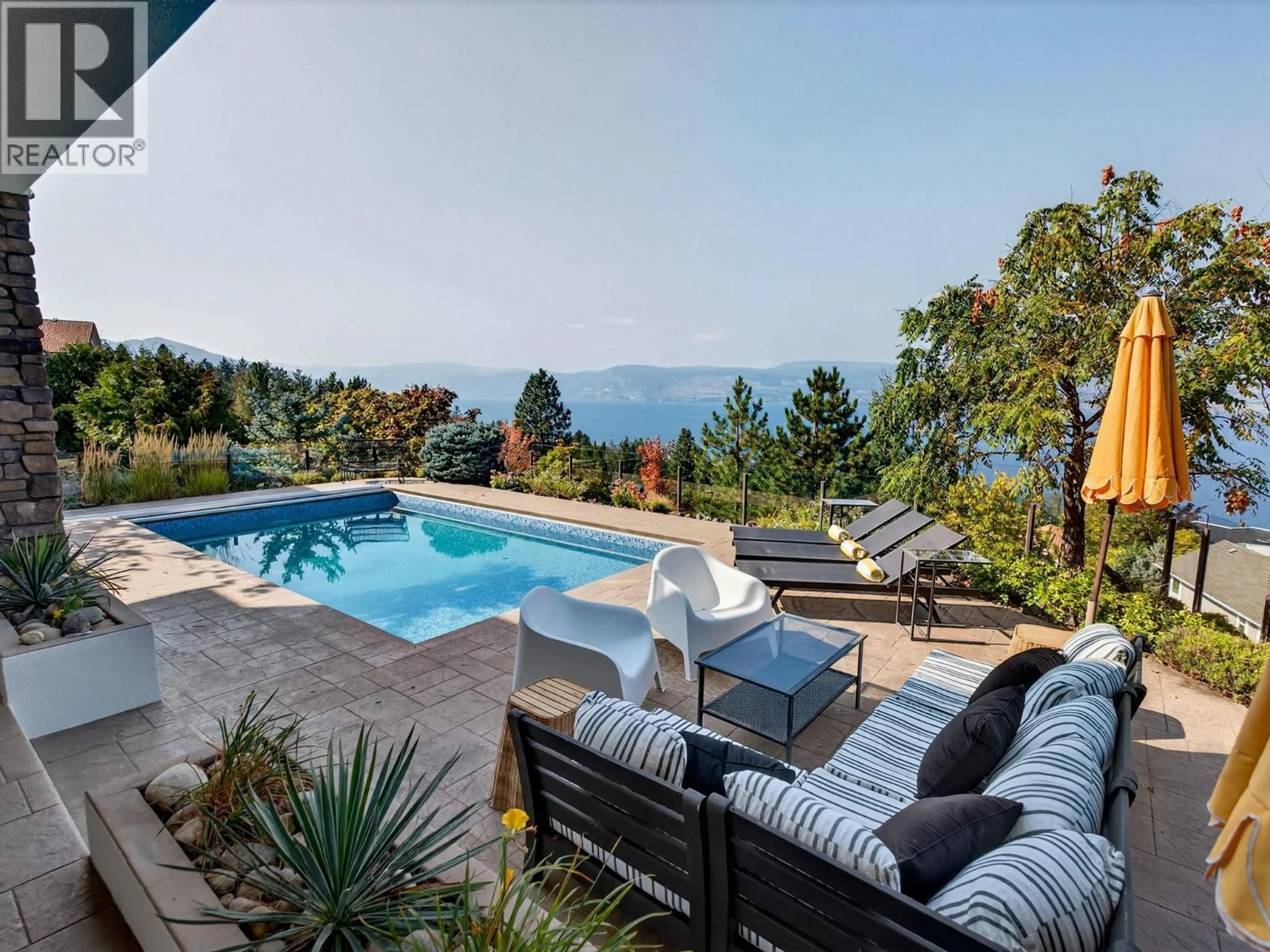 Patio, water/lake/river/ocean view for 390 OKAVIEW ROAD, Kelowna British Columbia V1W4K3