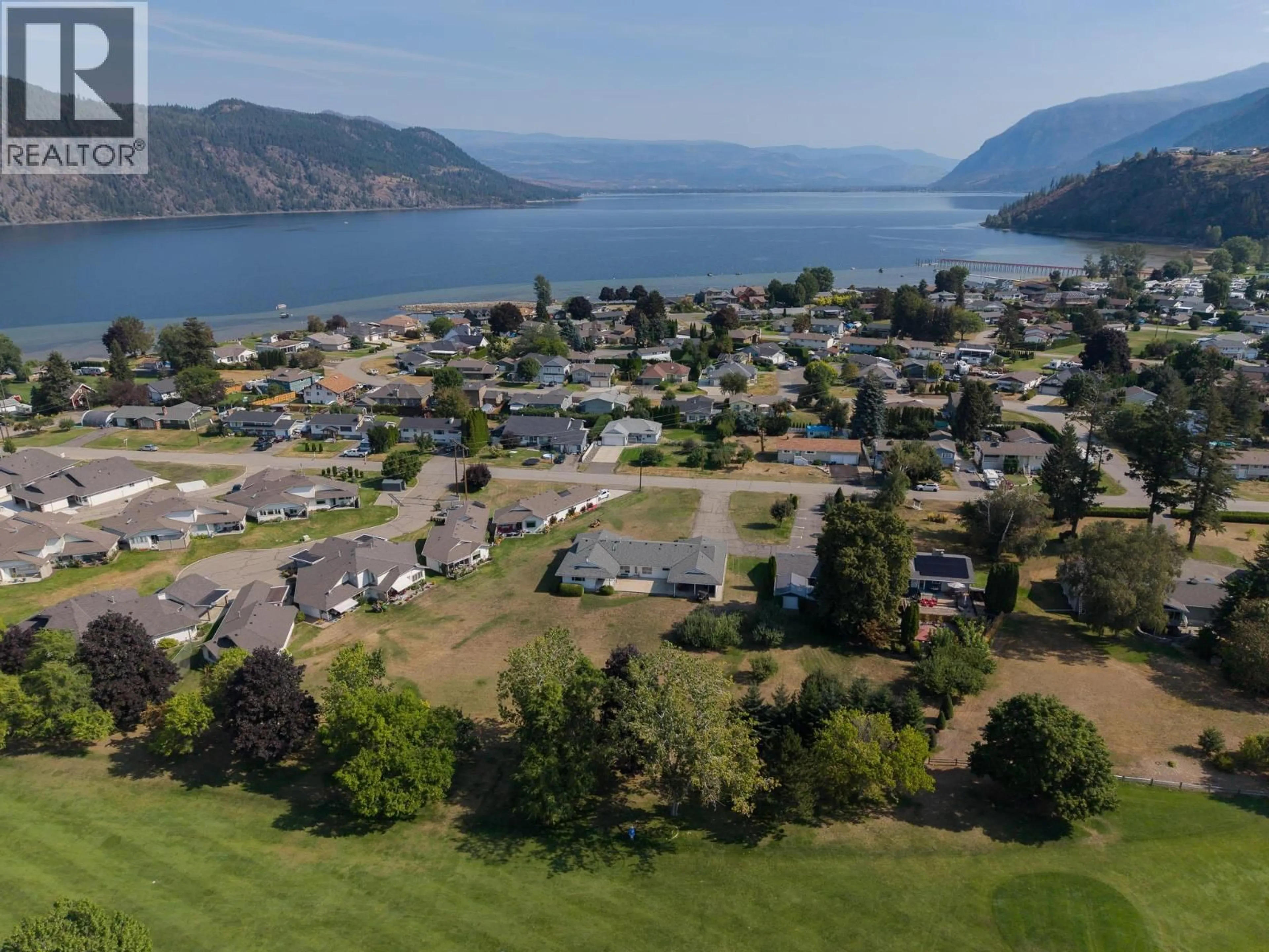 A pic from outside/outdoor area/front of a property/back of a property/a pic from drone, water/lake/river/ocean view for 310 ARBUTUS STREET, Chase British Columbia V0E1M0