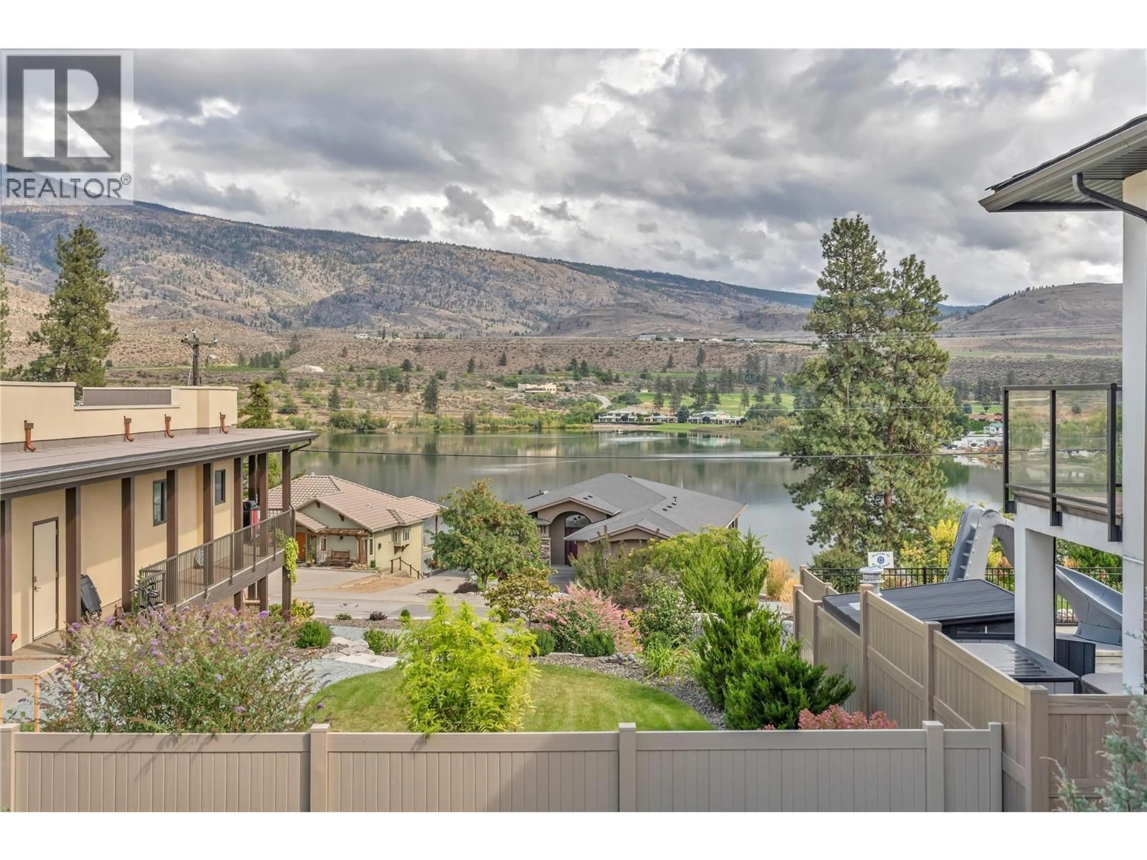 Patio, water/lake/river/ocean view for 6764 LAKESIDE DRIVE, Oliver British Columbia V0H1T4