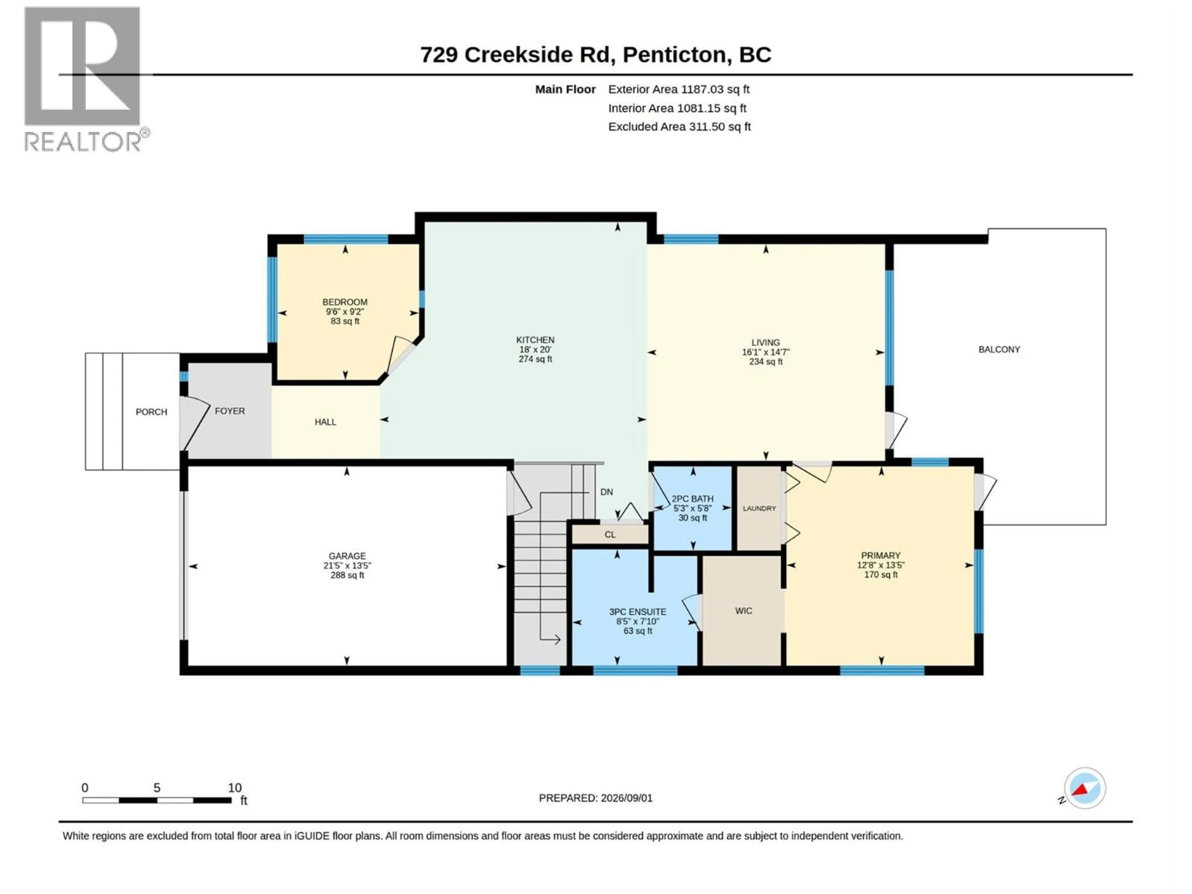 Floor plan for 729 CREEKSIDE ROAD, Penticton British Columbia V2A2C5
