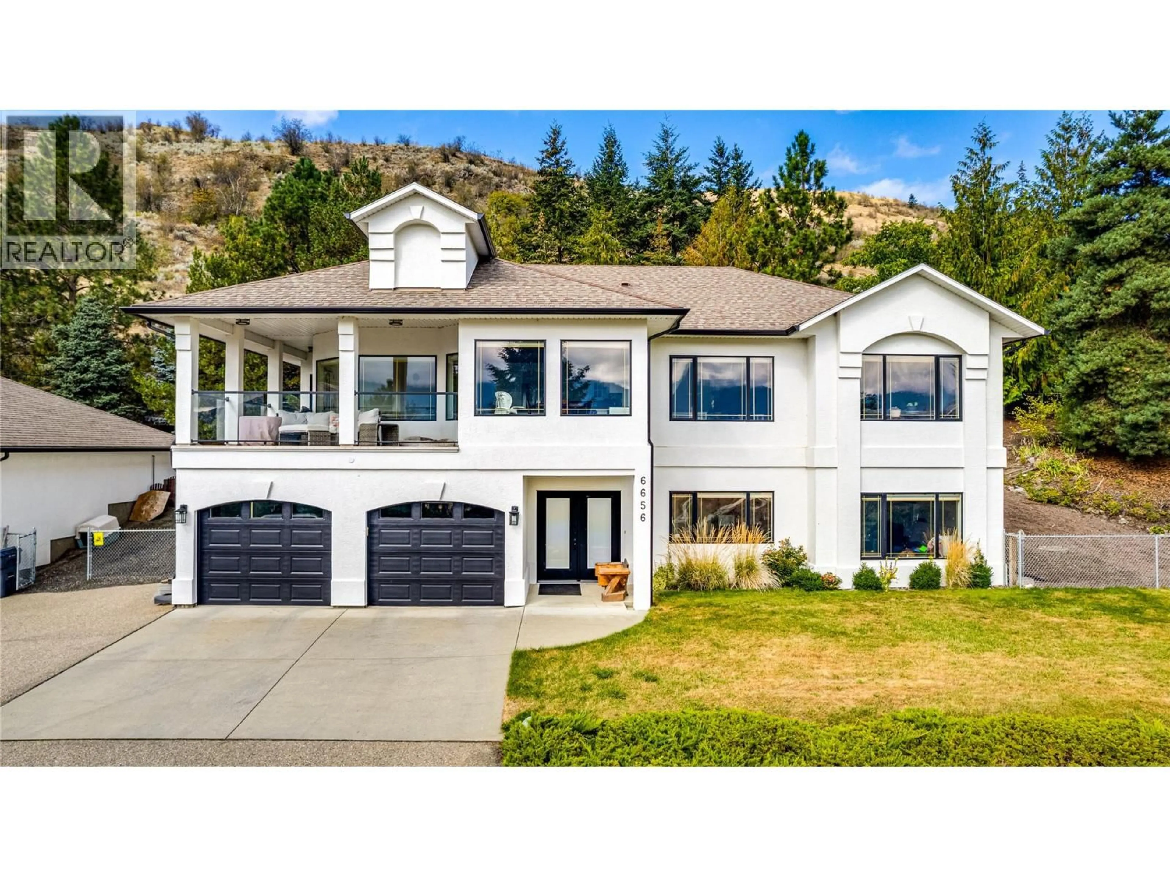 Home with vinyl exterior material, mountain view for 6656 GOOSE LAKE ROAD, Vernon British Columbia V1H1W2