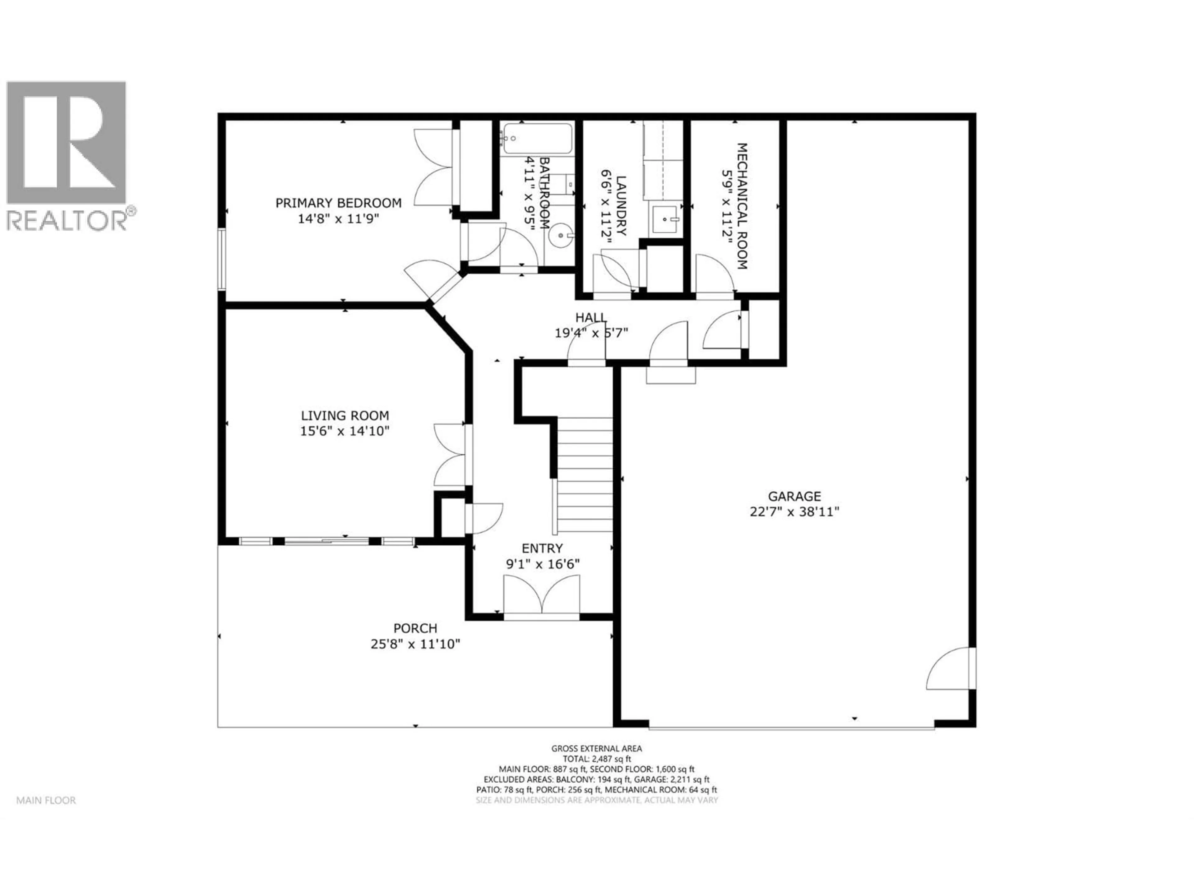 Floor plan for 7221 EDGEWATER PLACE, Coldstream British Columbia V1B4C5