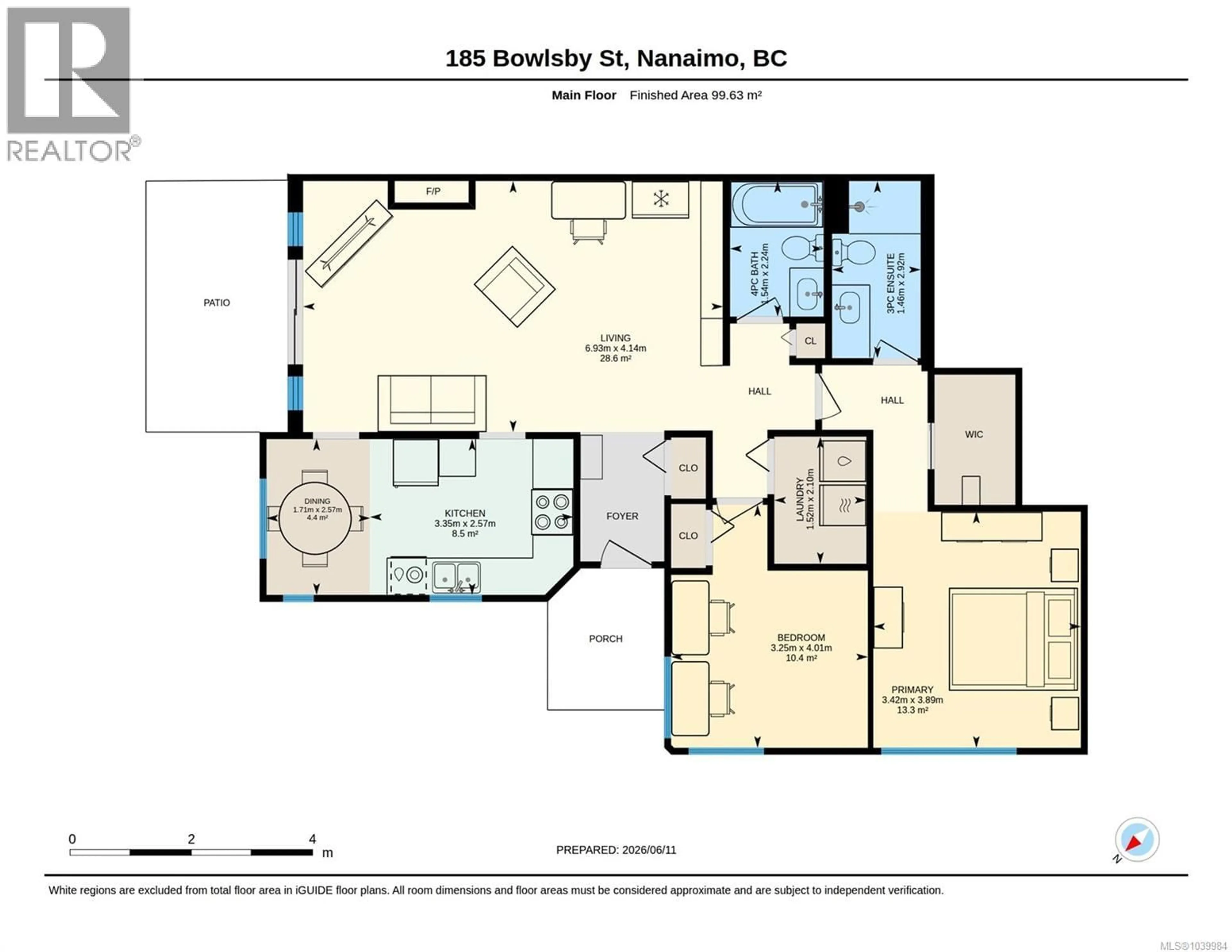 Floor plan for 185 BOWLSBY STREET, Nanaimo British Columbia V9R5K1