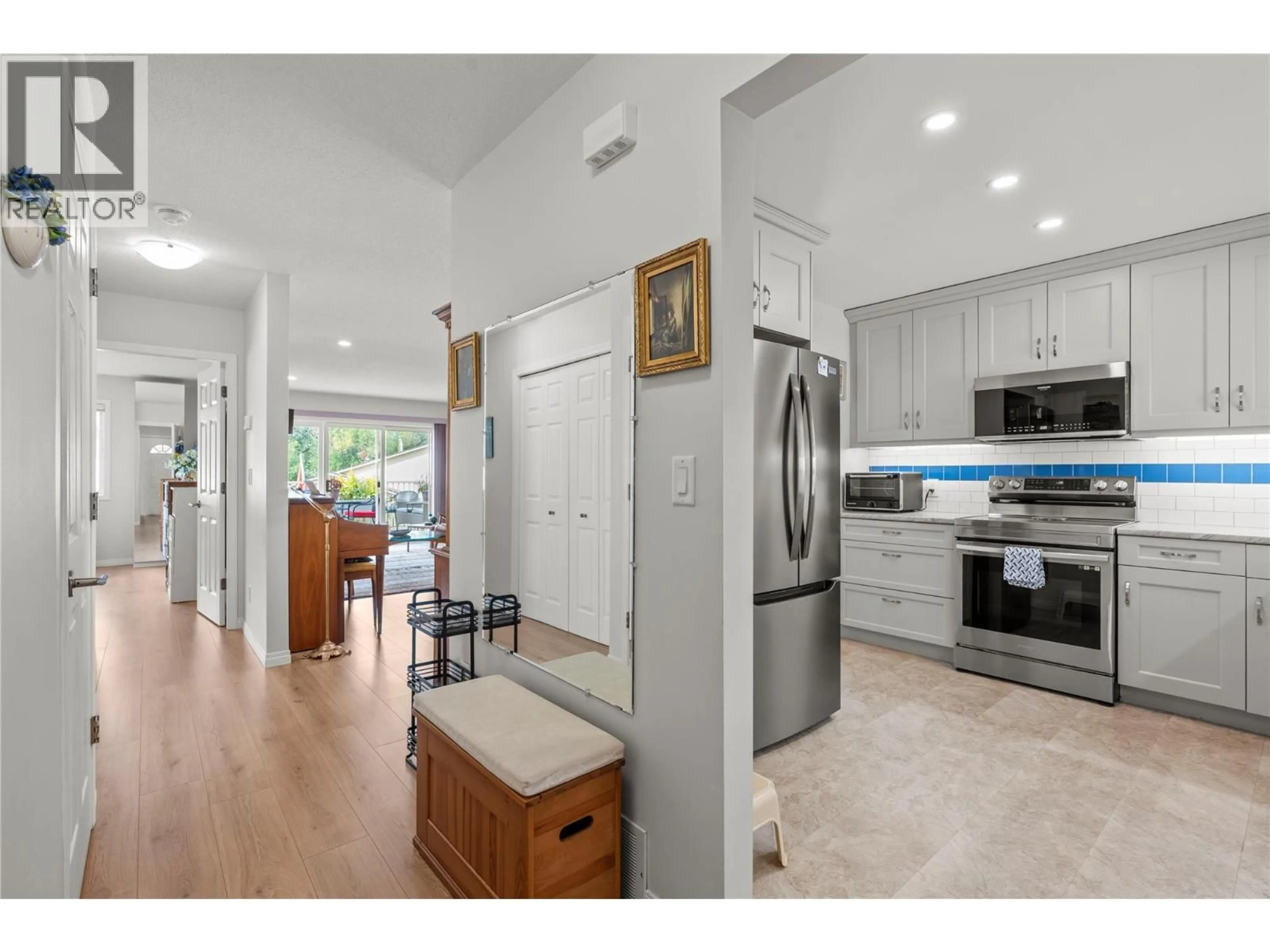 Open concept kitchen, ceramic/tile floor for 17 - 3850 ARGYLE AVENUE, Vernon British Columbia V1T8K9