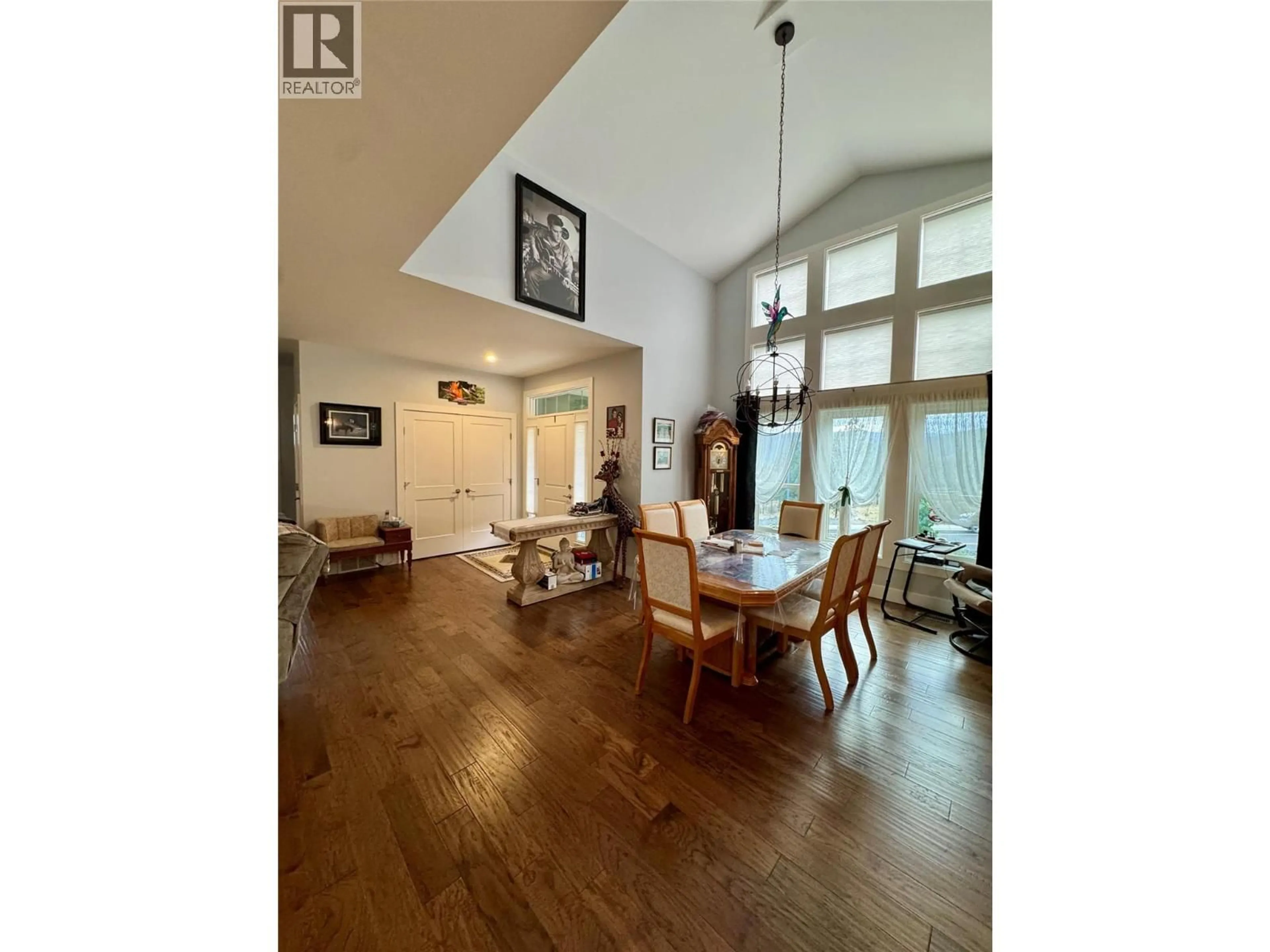 Dining room, wood/laminate floor for 2701 PEREGRINE WAY, Merritt British Columbia V1K0B4
