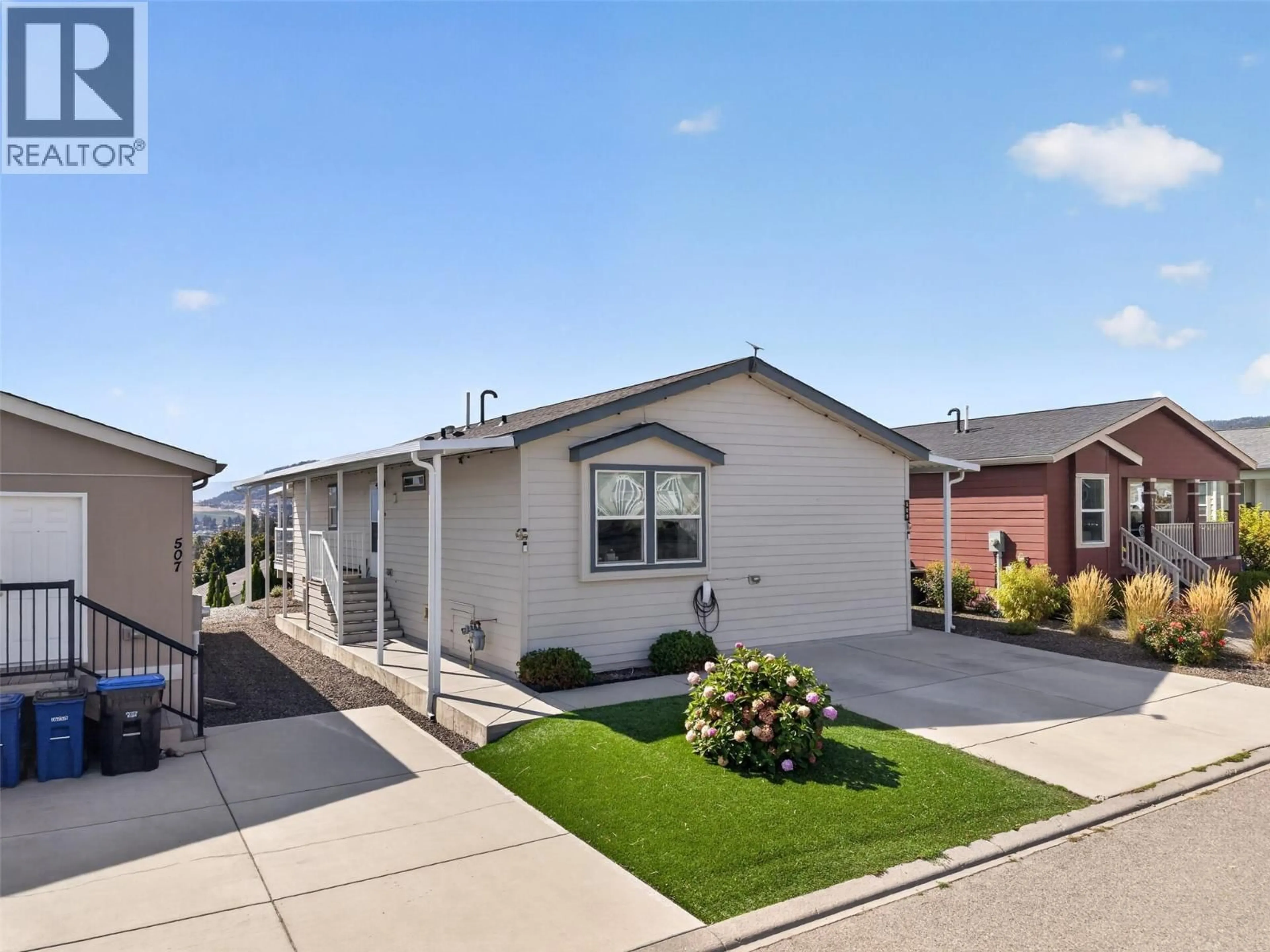 Home with vinyl exterior material, street for 509 - 2440 OLD OKANAGAN HIGHWAY, Westbank British Columbia V4T3A3
