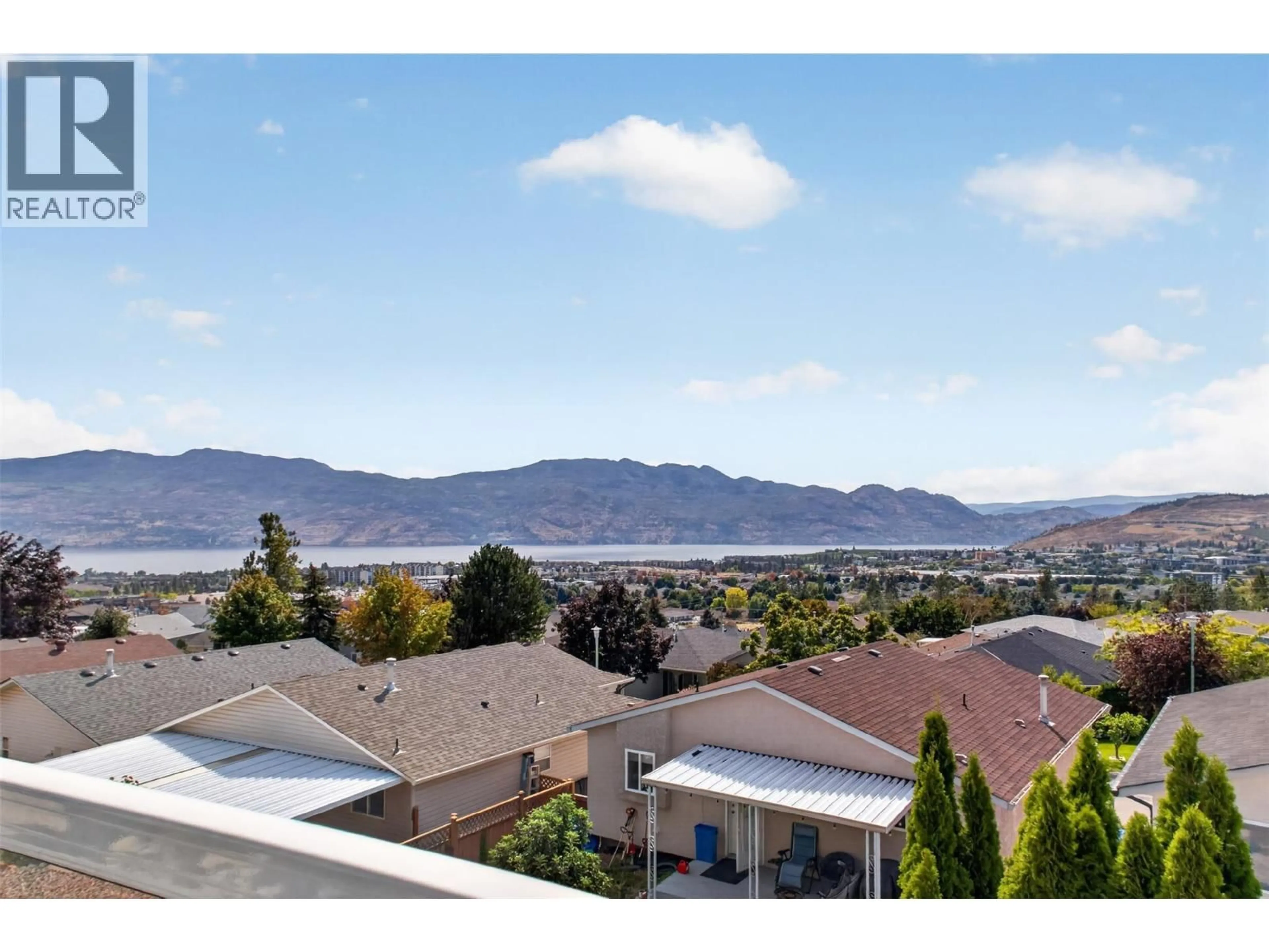 A pic from outside/outdoor area/front of a property/back of a property/a pic from drone, mountain view for 509 - 2440 OLD OKANAGAN HIGHWAY, Westbank British Columbia V4T3A3