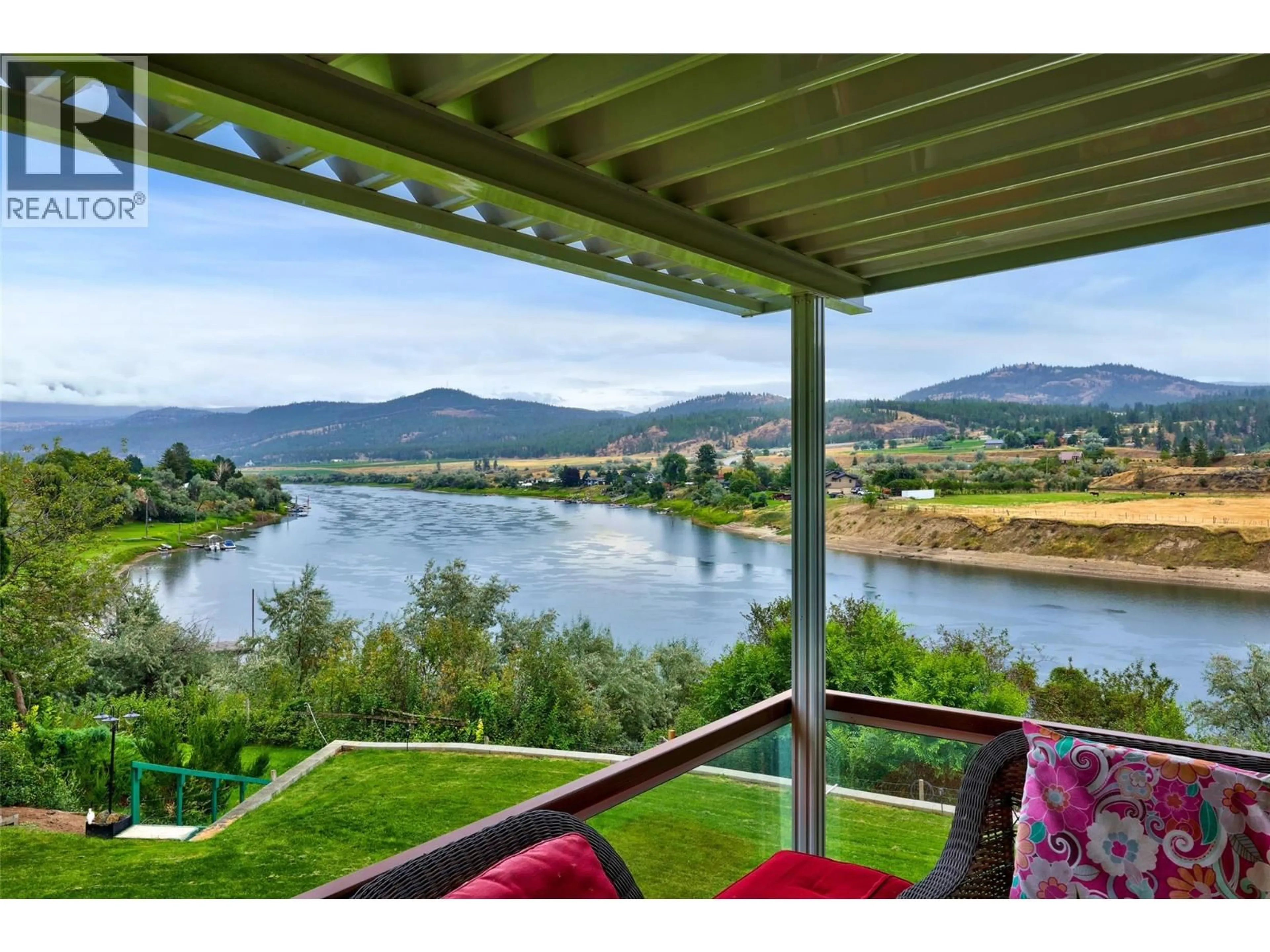 Patio, water/lake/river/ocean view for 3892 SHUSWAP ROAD EAST, Kamloops British Columbia V2H1S7