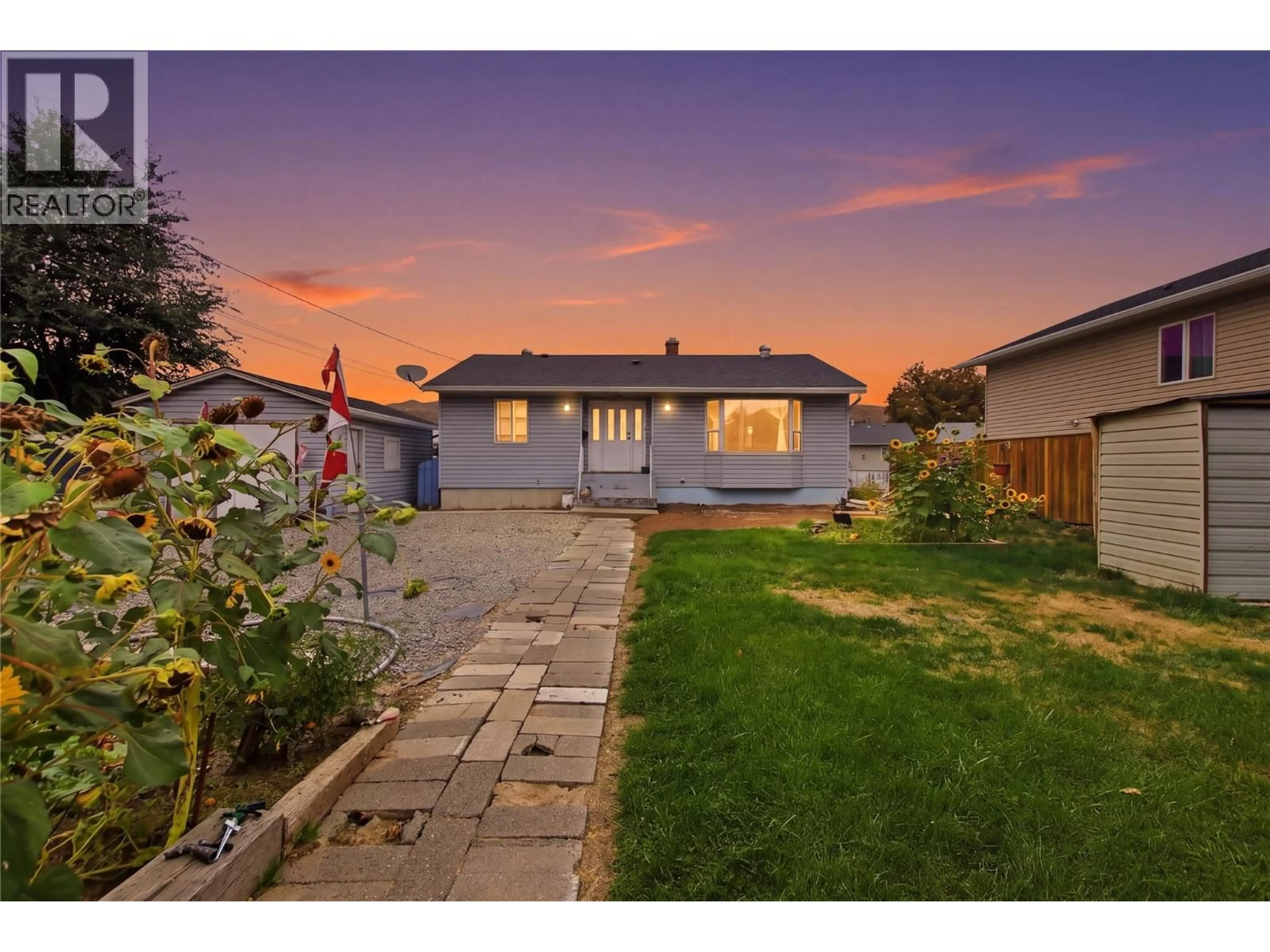 A pic from outside/outdoor area/front of a property/back of a property/a pic from drone, street for 1636 TRANQUILLE ROAD, Kamloops British Columbia V2B3L4