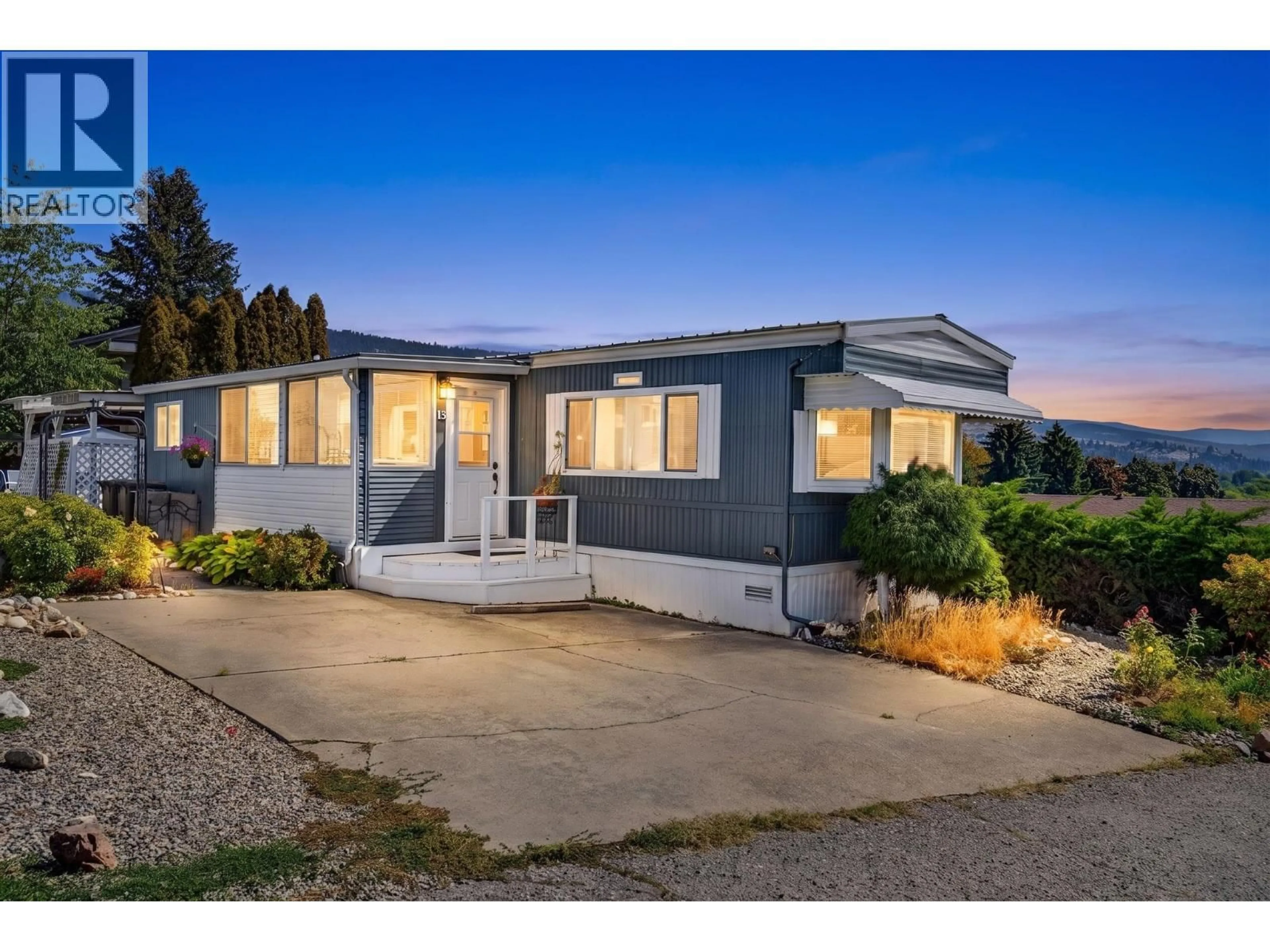 Home with vinyl exterior material, street for 15 - 12022 PRETTY ROAD, Lake Country British Columbia V4V1H1