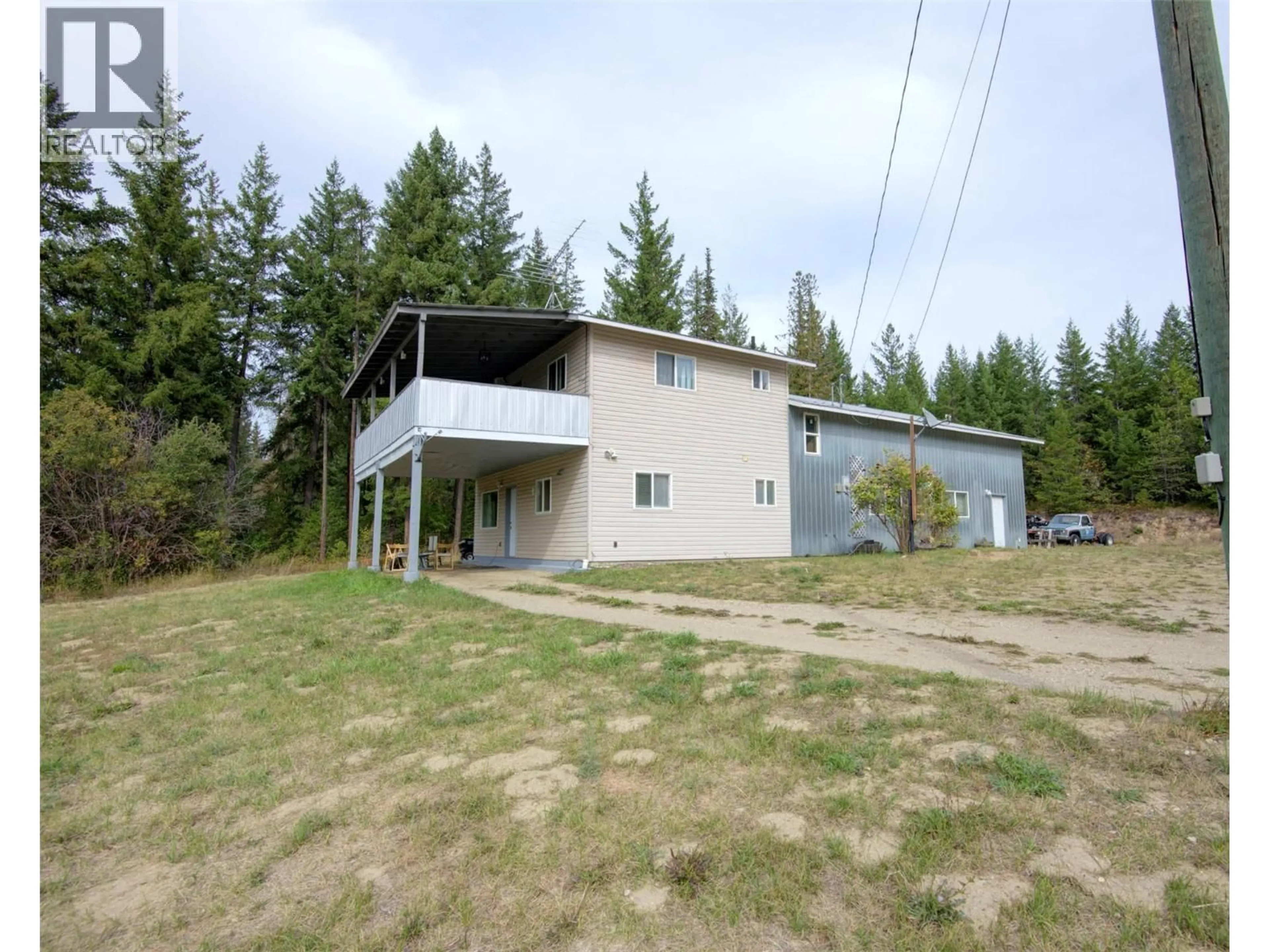 A pic from outside/outdoor area/front of a property/back of a property/a pic from drone, building for 1311 MALLORY ROAD, Enderby British Columbia V4Y4H7