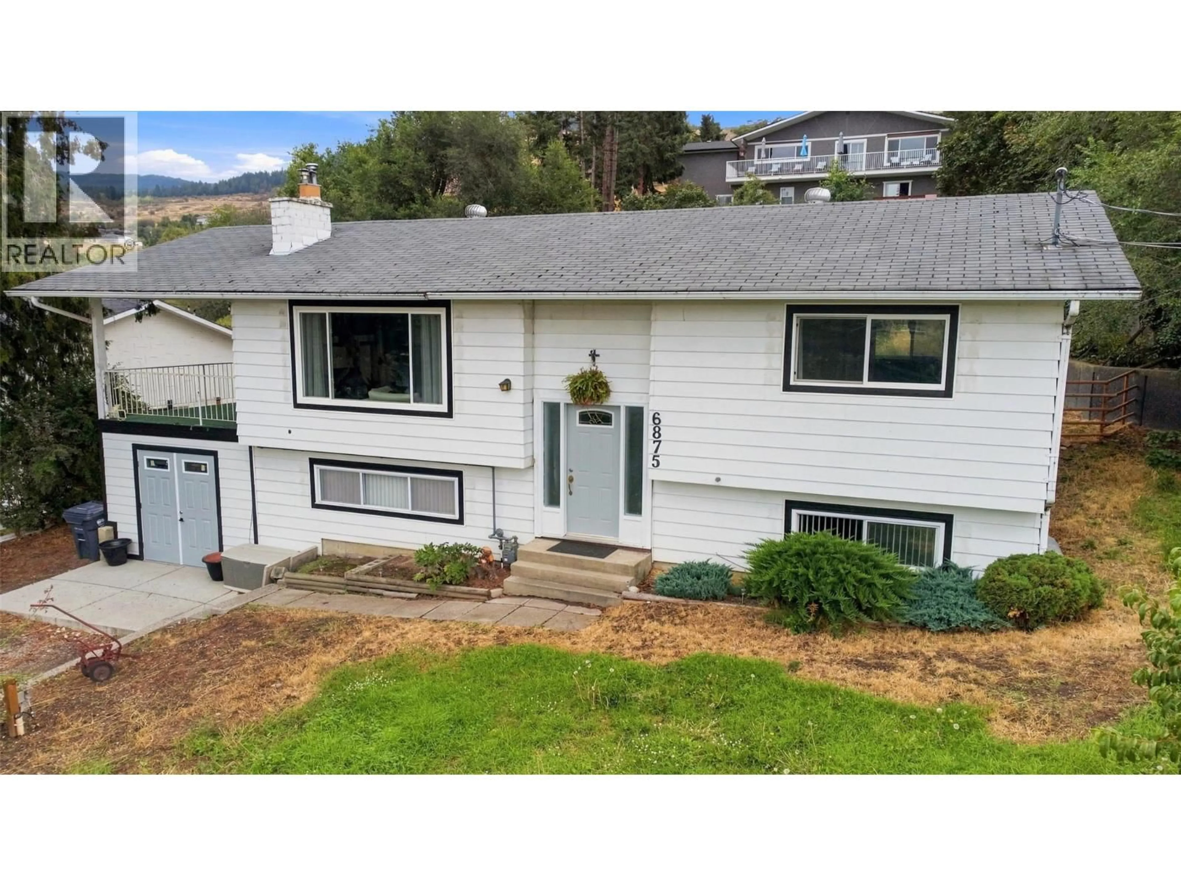 Home with vinyl exterior material, unknown for 6875 HERRY ROAD, Vernon British Columbia V1B3T4