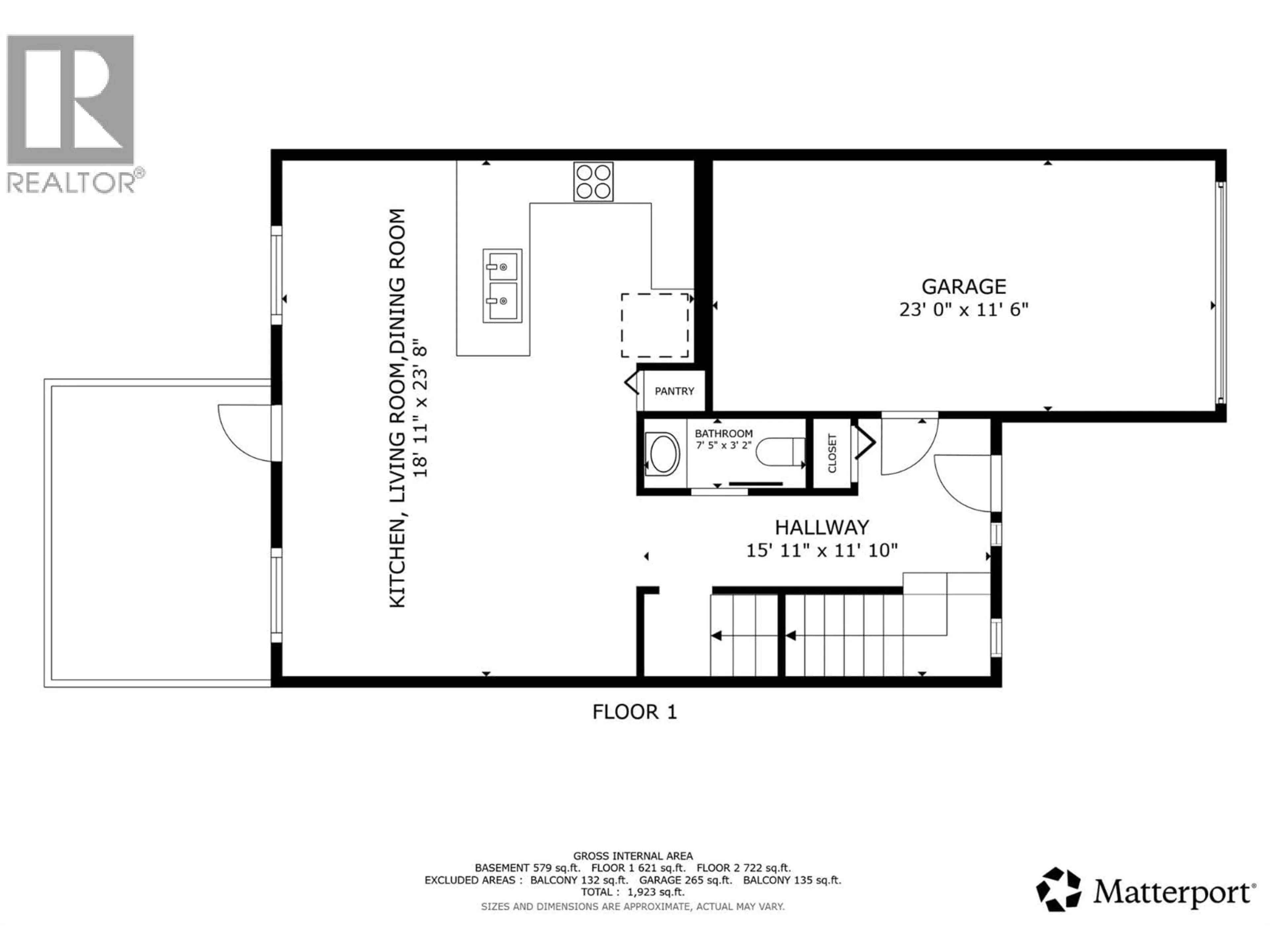 Floor plan for 55 - 933 MT ROBSON PLACE, Vernon British Columbia V1B4G4