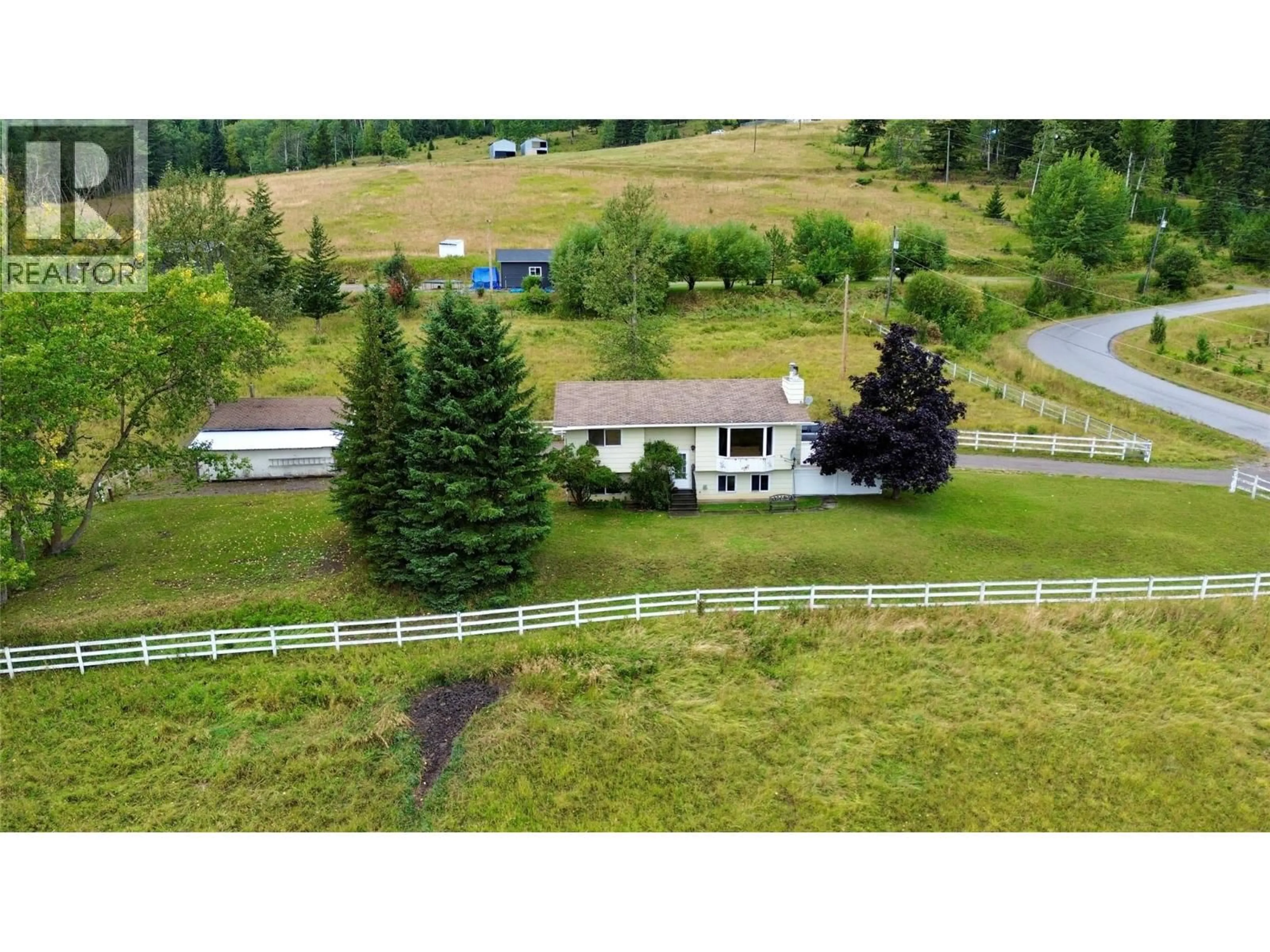 A pic from outside/outdoor area/front of a property/back of a property/a pic from drone, mountain view for 6801 HILLSIDE DRIVE, Sparwood British Columbia V0B2G3
