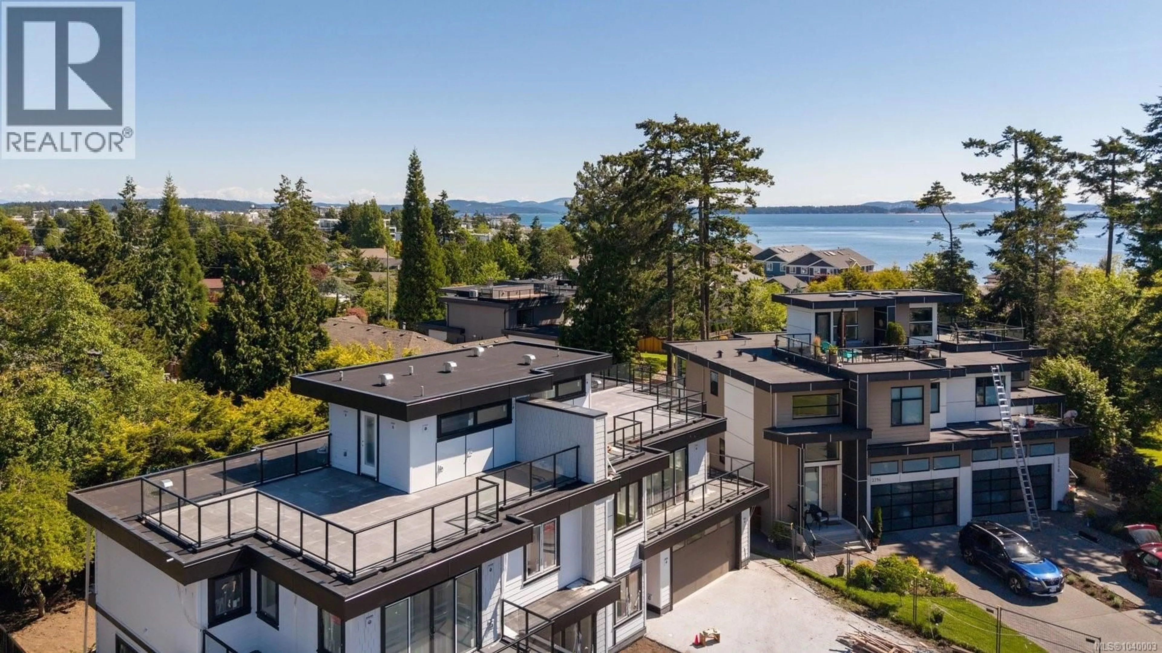 A pic from outside/outdoor area/front of a property/back of a property/a pic from drone, water/lake/river/ocean view for 2292 GAIL PLACE, Sidney British Columbia V8L2S2