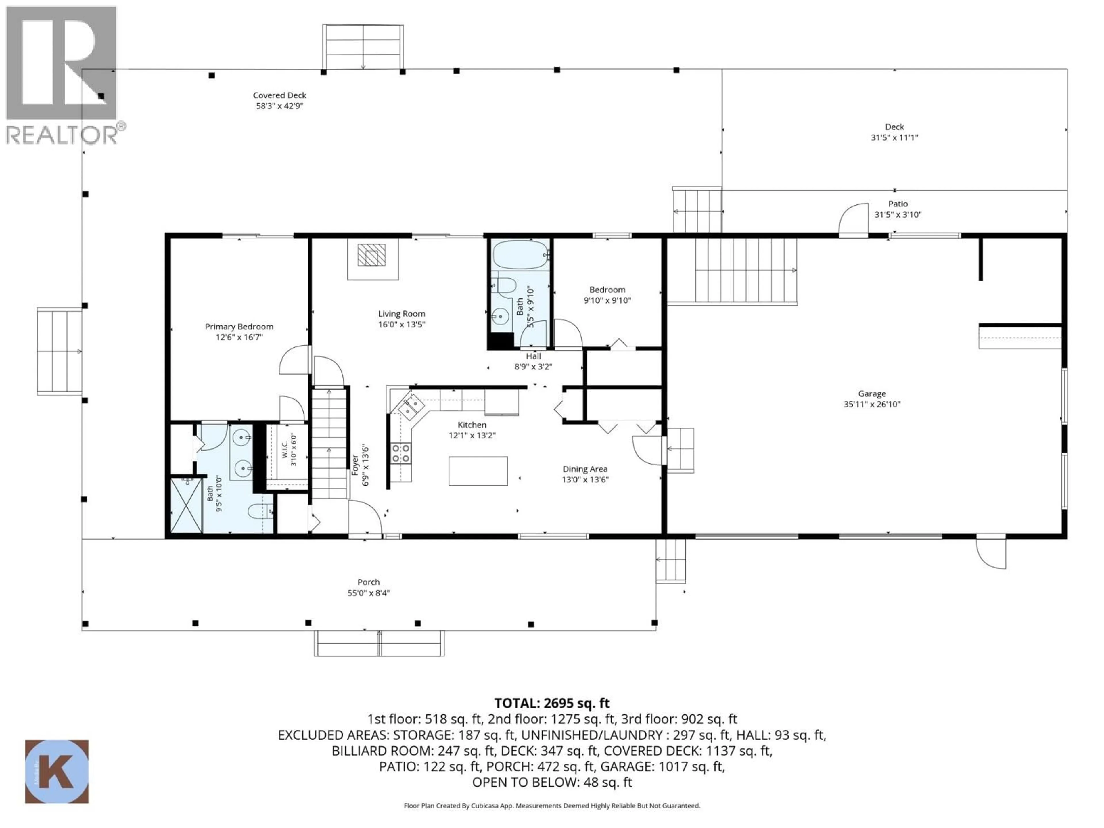 Floor plan for 2328 WILLGOOSE ROAD, Merritt British Columbia V1K1N7