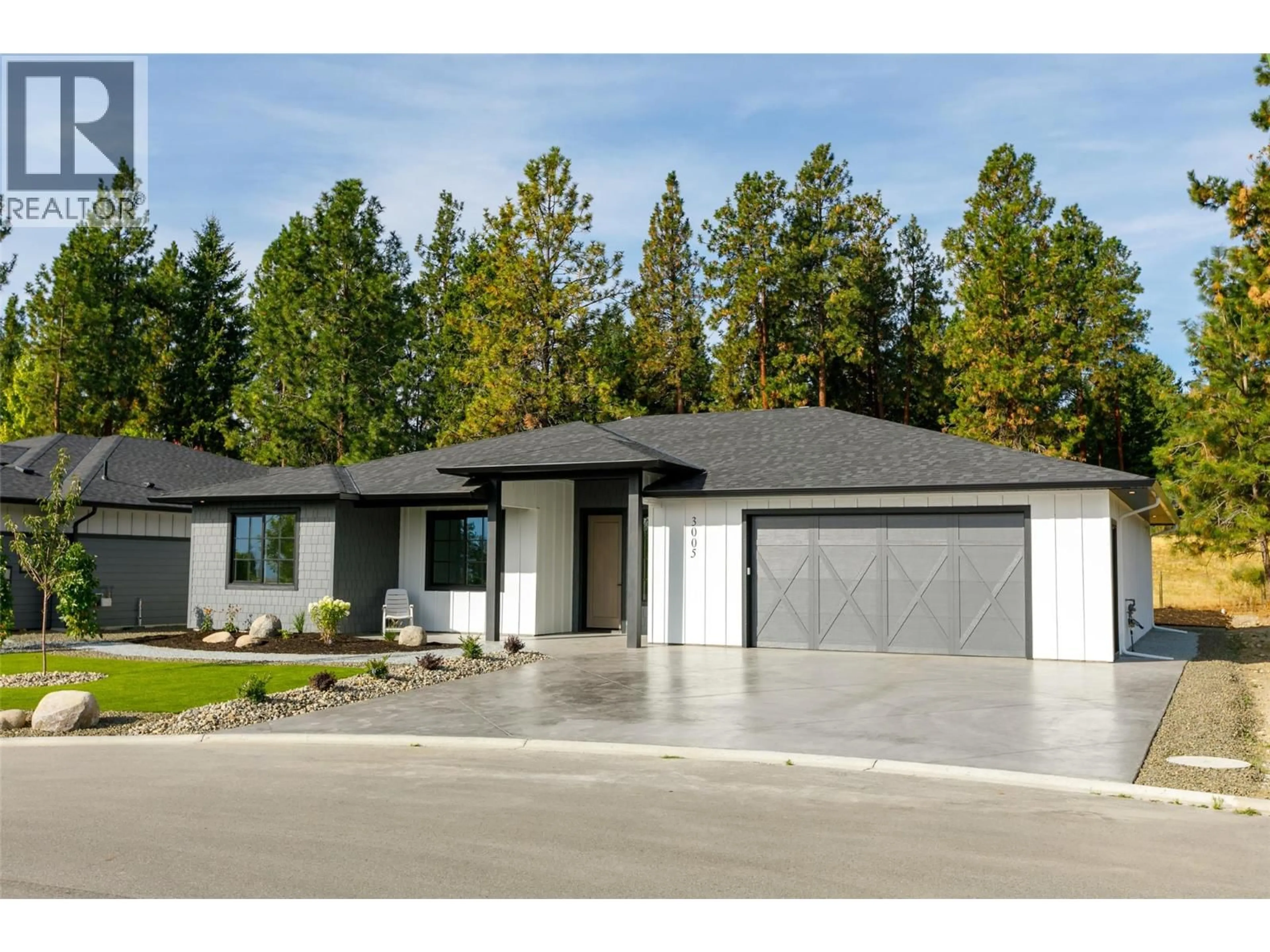 Home with vinyl exterior material, street for 3005 SCENIC RIDGE DRIVE, West Kelowna British Columbia V4T0H2