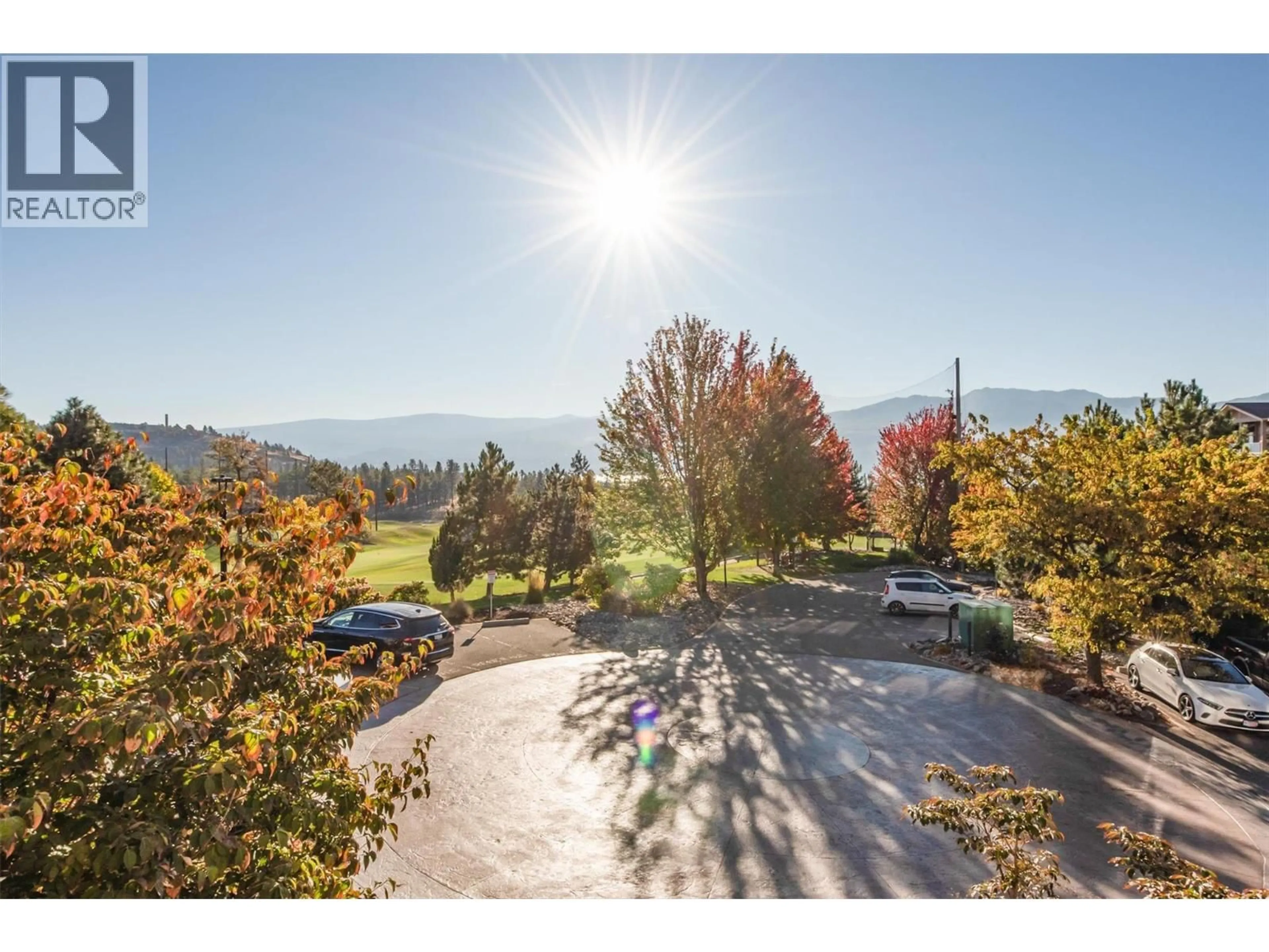 A pic from outside/outdoor area/front of a property/back of a property/a pic from drone, mountain view for 201 - 3521 CARRINGTON ROAD, West Kelowna British Columbia V4T2E6
