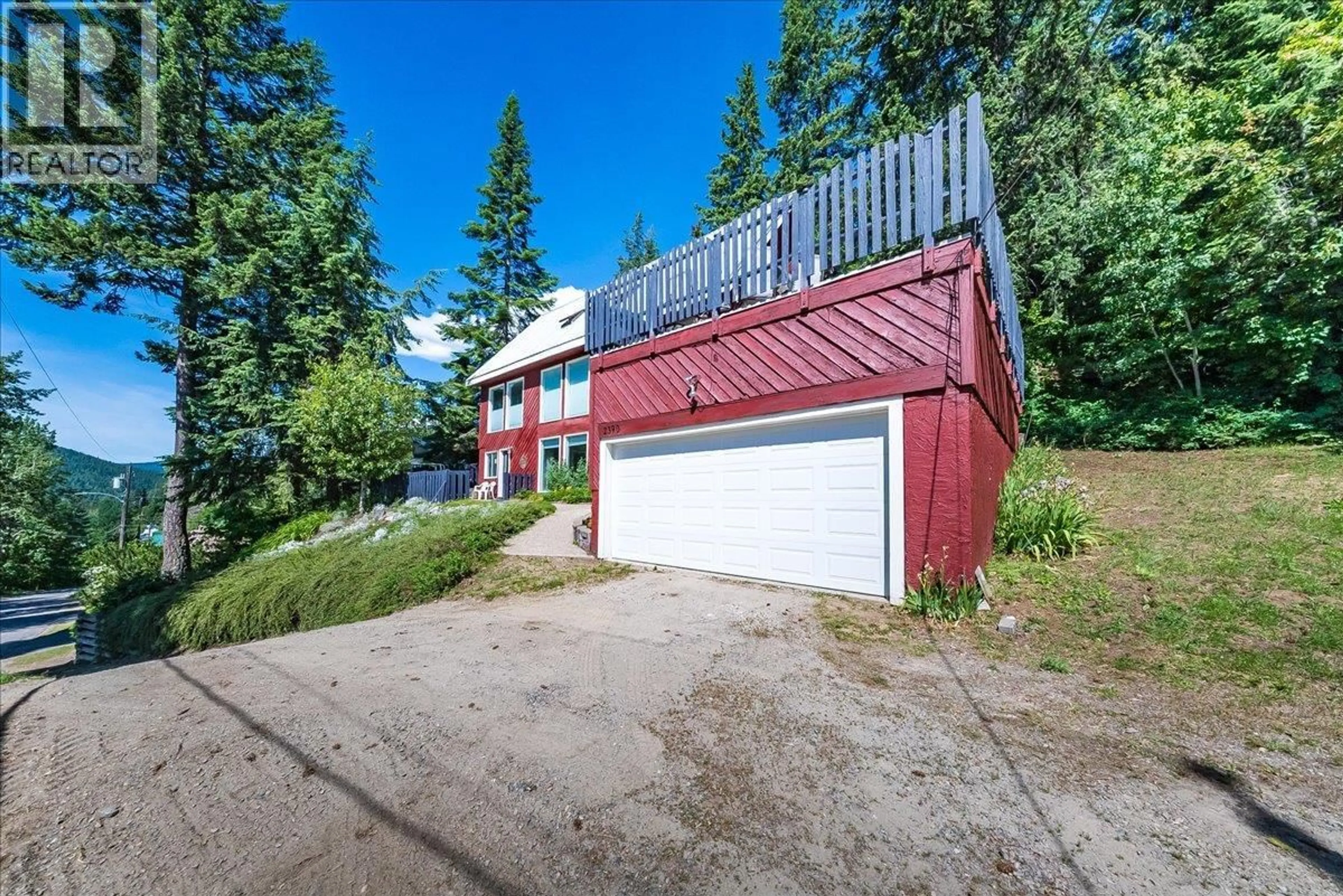 A pic from outside/outdoor area/front of a property/back of a property/a pic from drone, unknown for 2390 MCLEOD AVENUE, Rossland British Columbia V0G1Y0