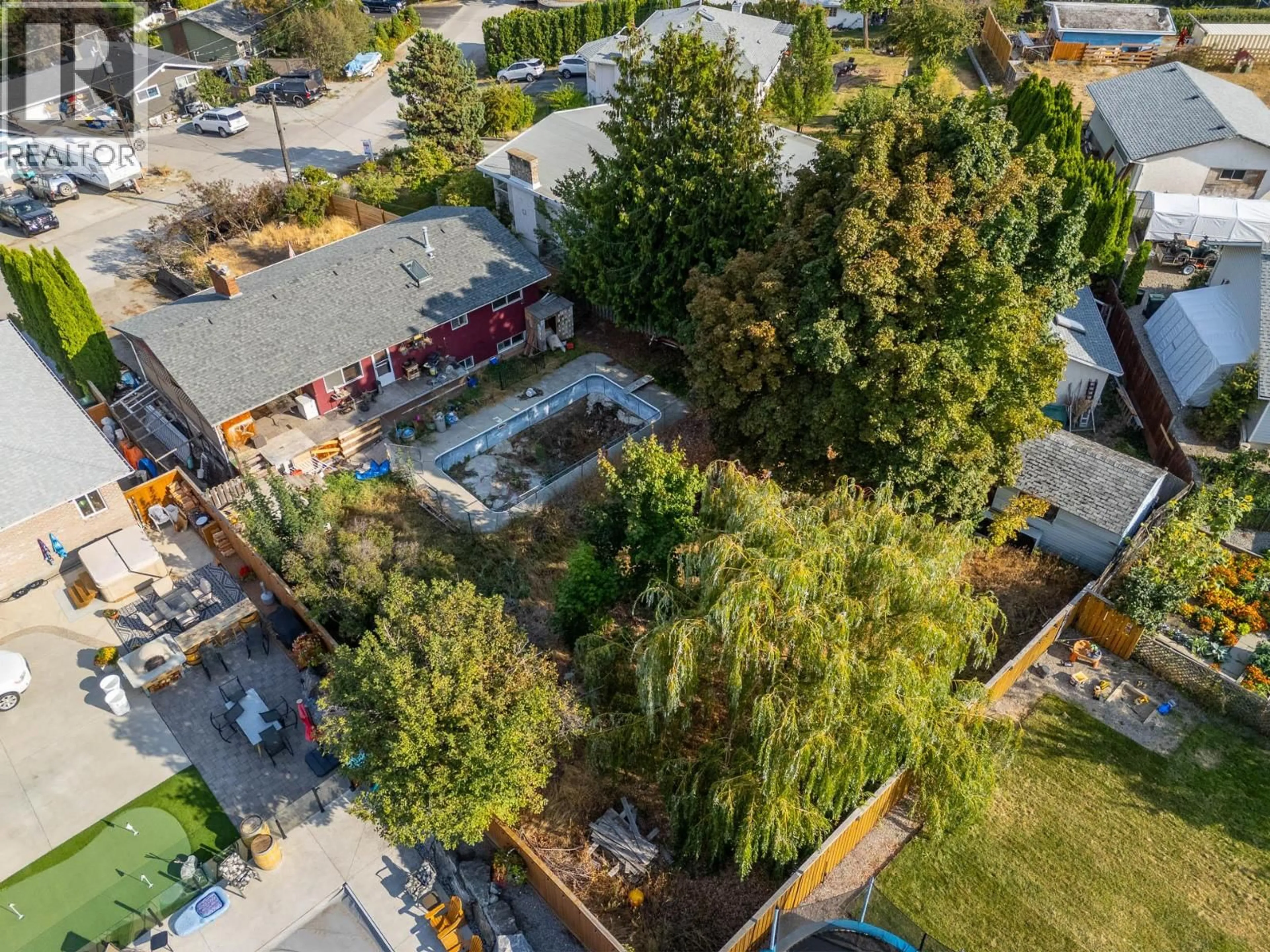 A pic from outside/outdoor area/front of a property/back of a property/a pic from drone, street for 3712 SALLOUM ROAD, West Kelowna British Columbia V4T1E5