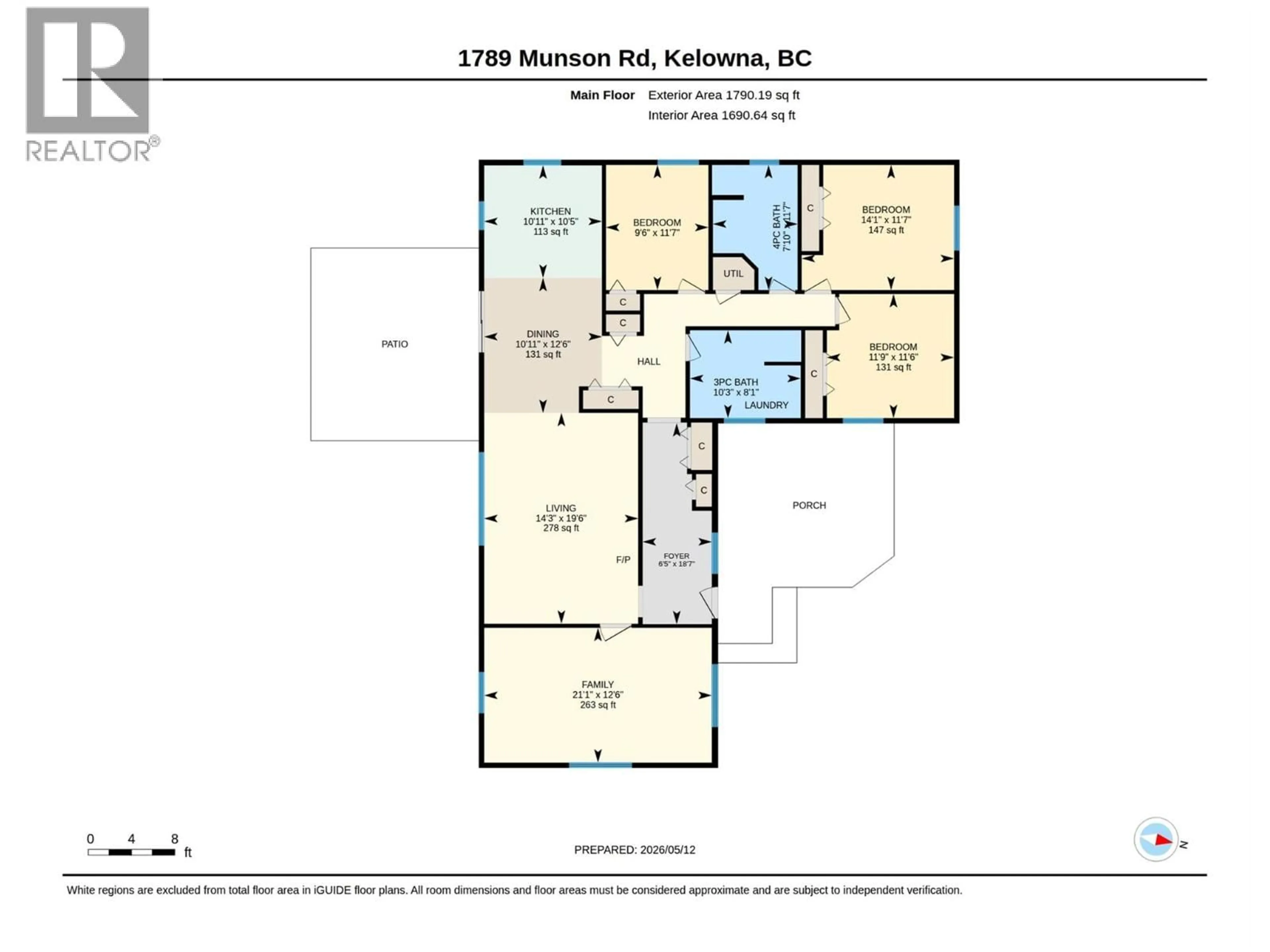Floor plan for 1789 MUNSON ROAD, Kelowna British Columbia V1W2G8