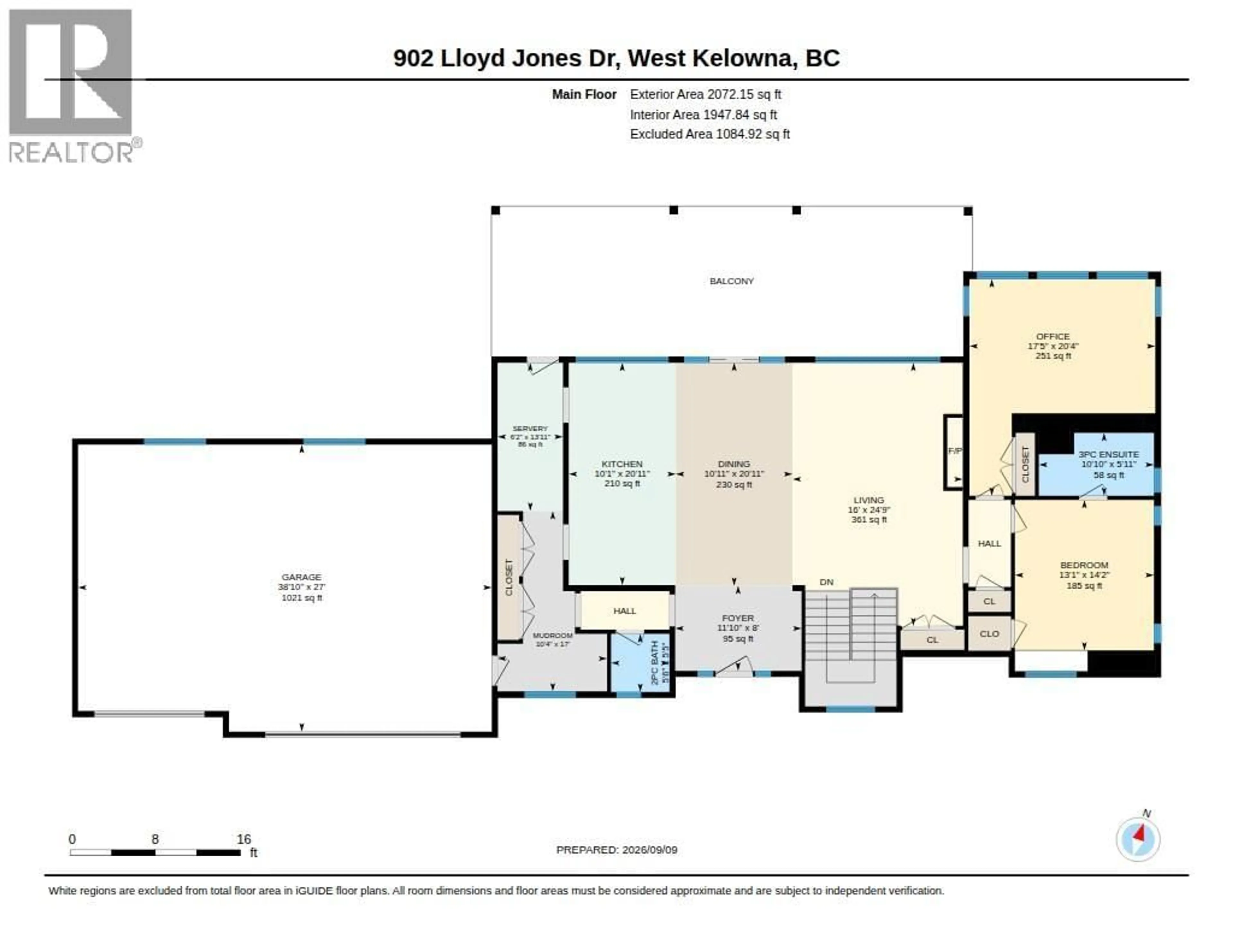 Floor plan for 902 LLOYD JONES DRIVE, West Kelowna British Columbia V1Z2X9