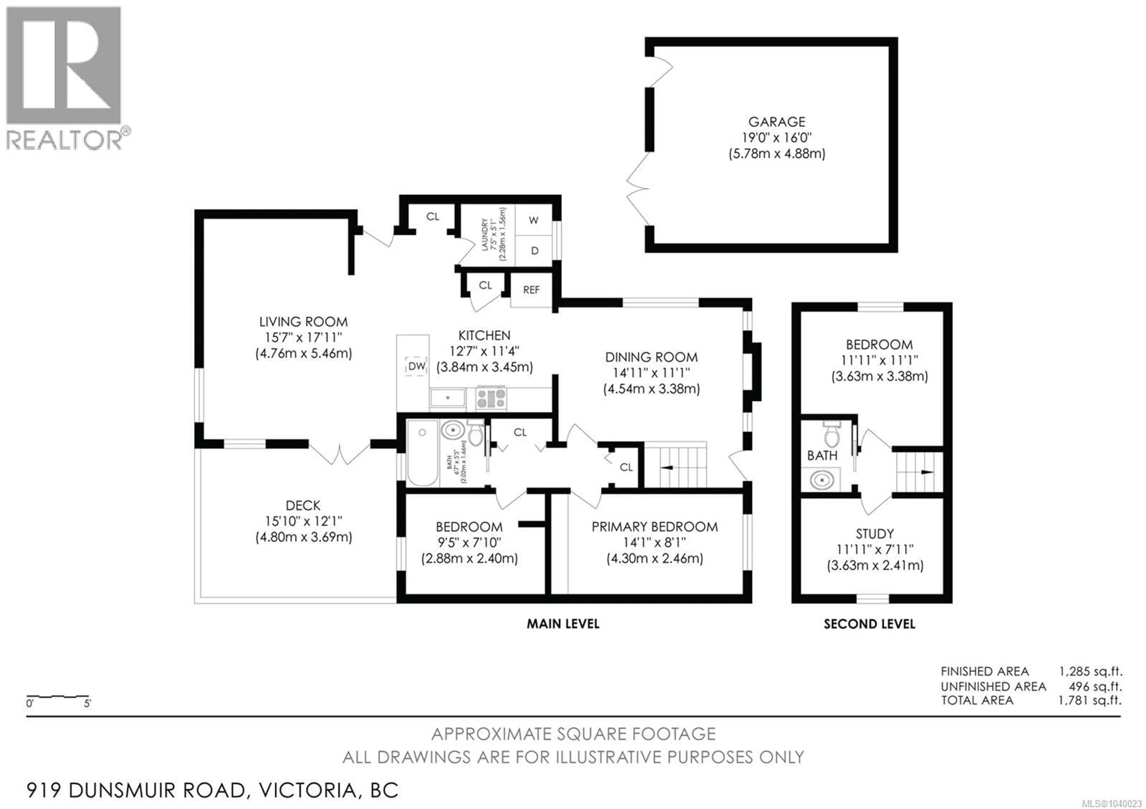 Floor plan for 919 DUNSMUIR ROAD, Esquimalt British Columbia V9A5C4