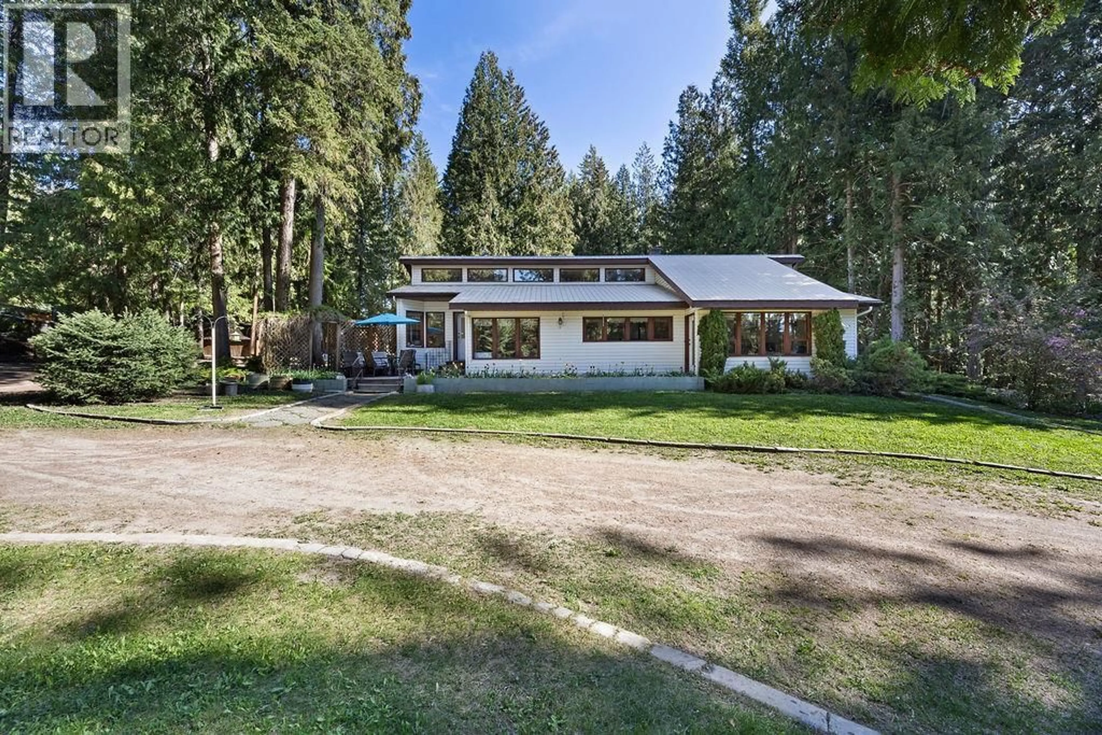 A pic from outside/outdoor area/front of a property/back of a property/a pic from drone, unknown for 133 SPRINGBEND ROAD, Enderby British Columbia V4Y4H2