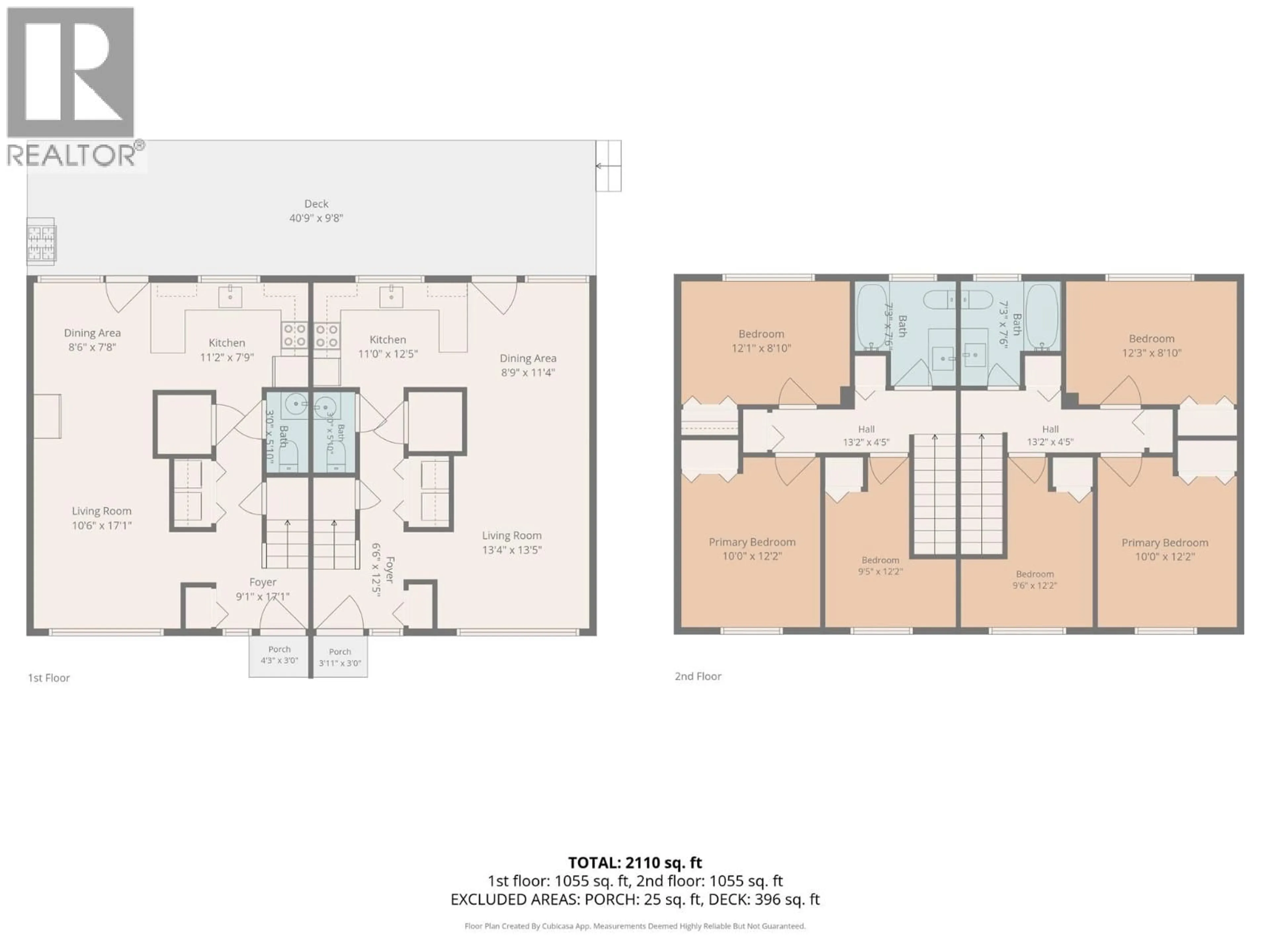 Floor plan for A & B - 4100 19 STREET, Vernon British Columbia V1T7Y3
