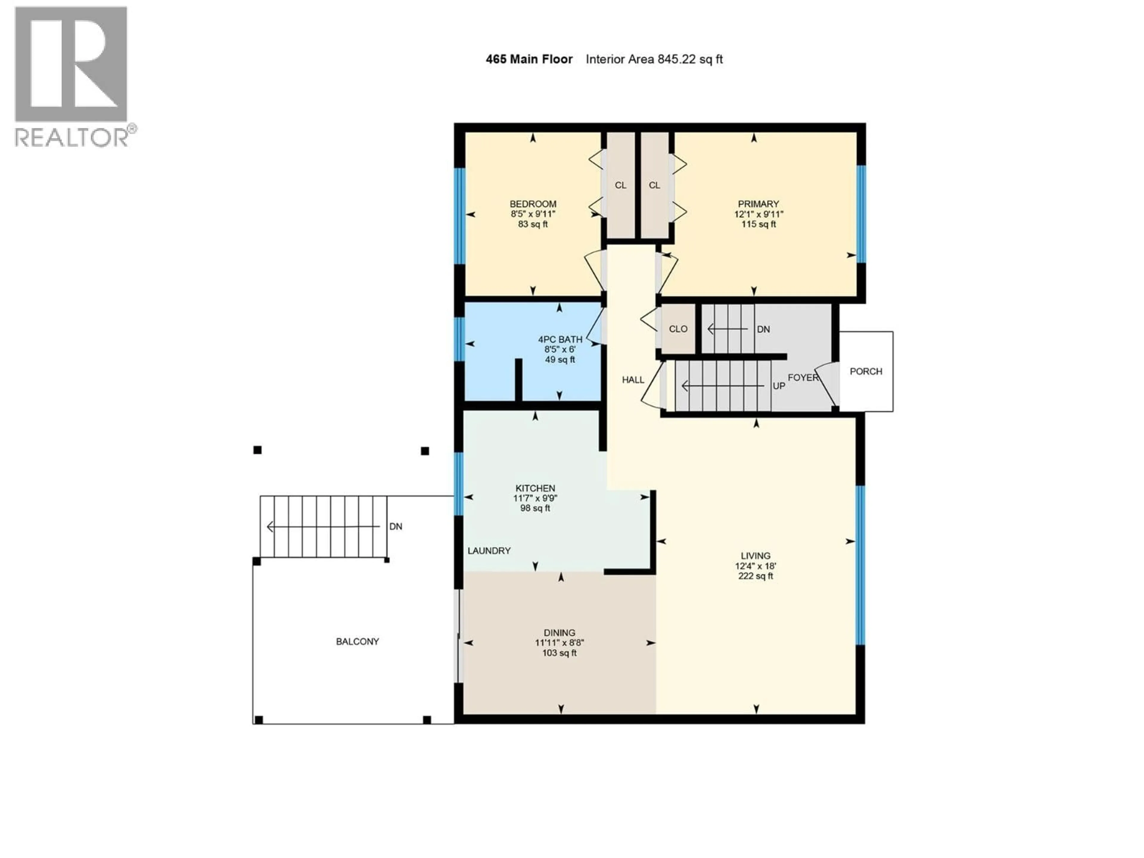 Floor plan for 465 - 467 KILLARNEY ROAD, Kelowna British Columbia V1X5C6
