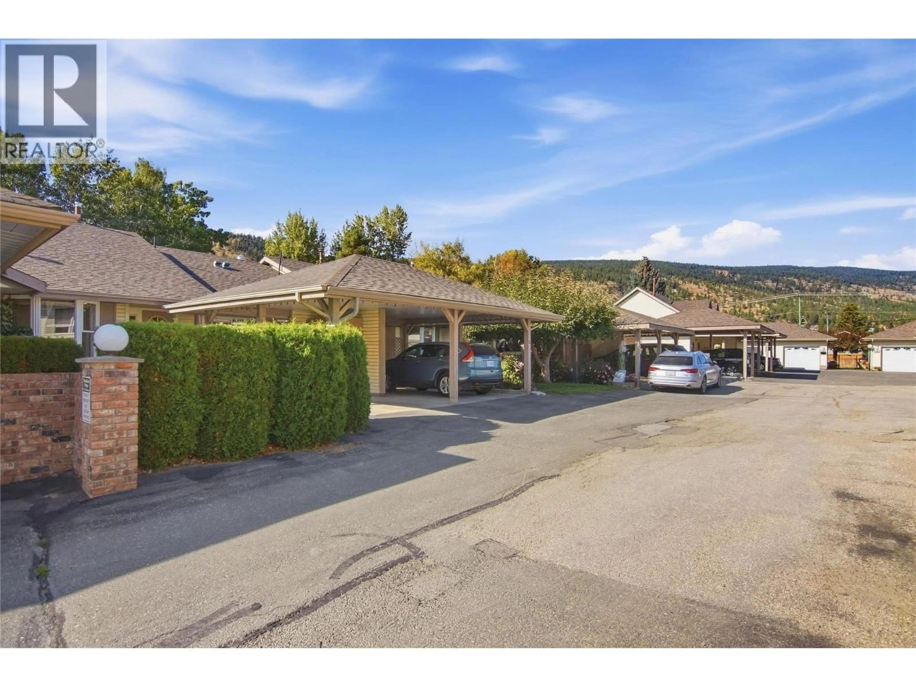 A pic from outside/outdoor area/front of a property/back of a property/a pic from drone, unknown for 13 - 1717 GRANITE AVENUE, Merritt British Columbia V1K1B8